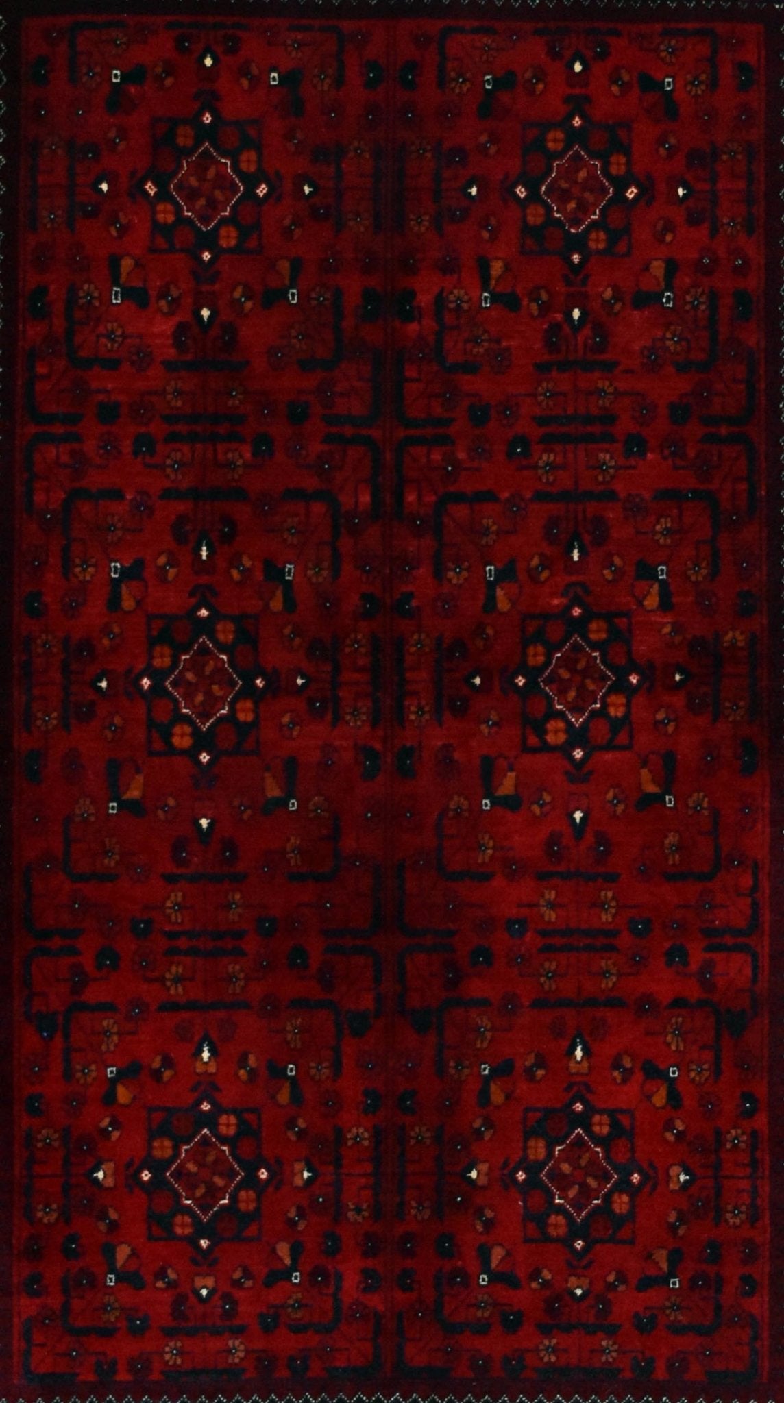 Handmade Afghan Traditional Biljik Rug | 148 x 97 cm | 4'8" x 3'1" - Najaf Rugs & Textile