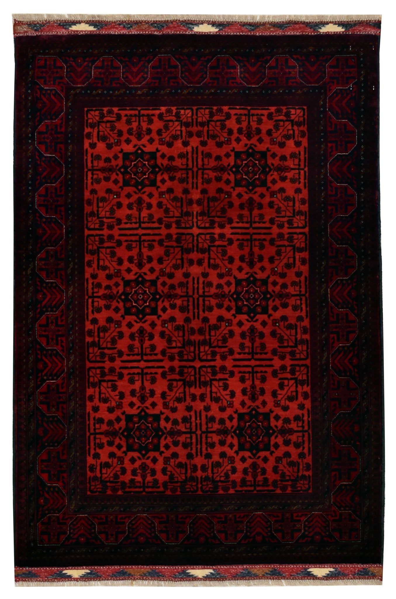 Handmade Afghan Traditional Biljik Rug | 152 x 103 cm | 4'9" x 3'3" - Najaf Rugs & Textile