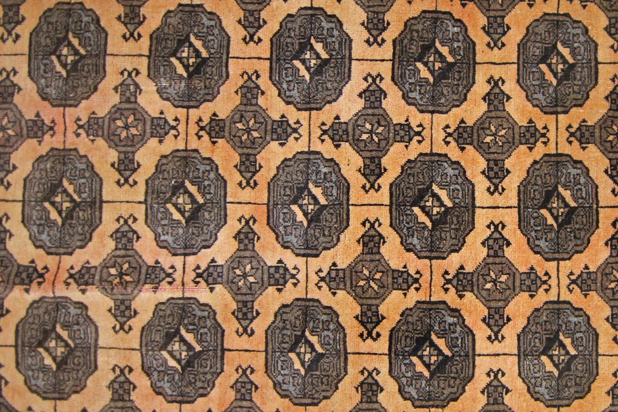 Handmade Afghan Turkmen Tekke Rug | 382 x 283 cm | 12'6" x 9'3" - Najaf Rugs & Textile