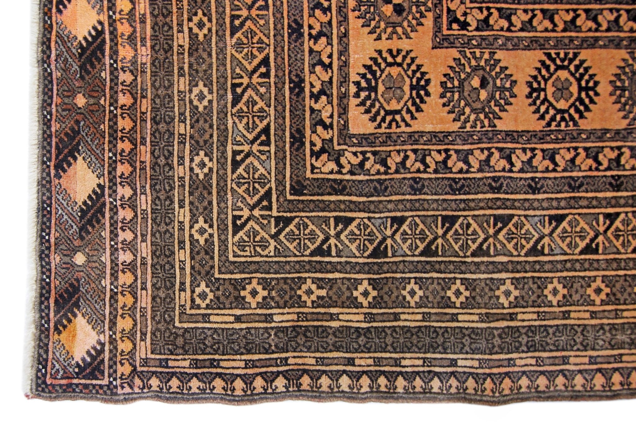 Handmade Afghan Turkmen Tekke Rug | 382 x 283 cm | 12'6" x 9'3" - Najaf Rugs & Textile
