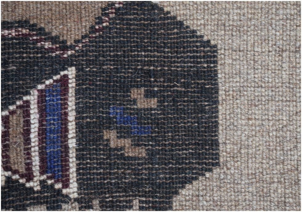 Handmade Afghan War Rug | 136 x 91 cm | 4'4" x 2'9" - Najaf Rugs & Textile