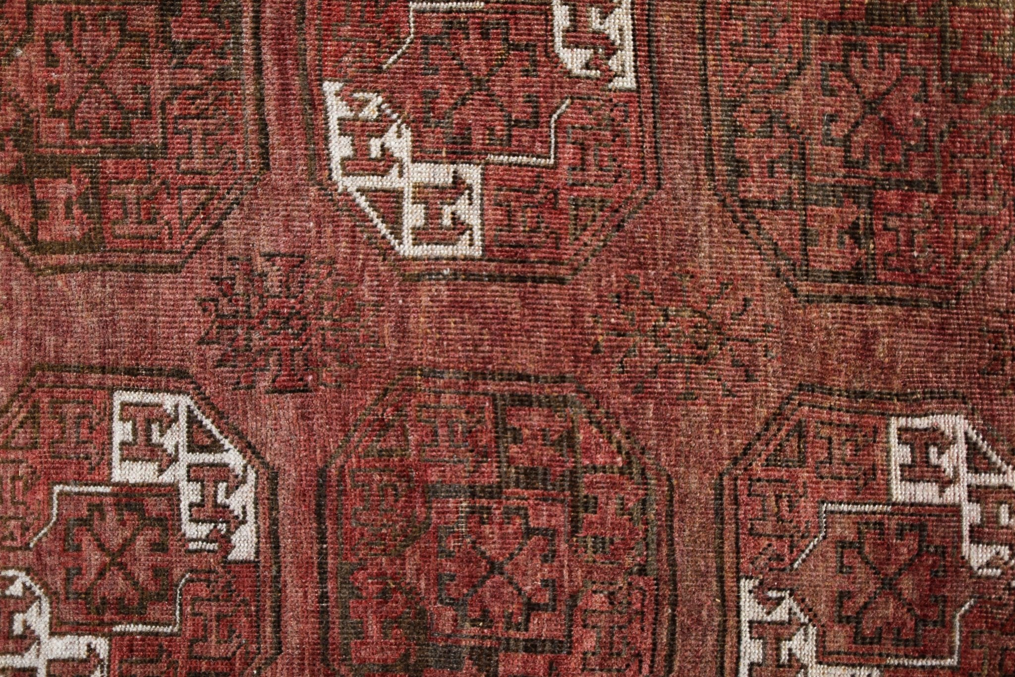Handmade Antique Afghan Turkmen Rug | 326 x 236 cm | 10'8" x 7'9" - Najaf Rugs & Textile