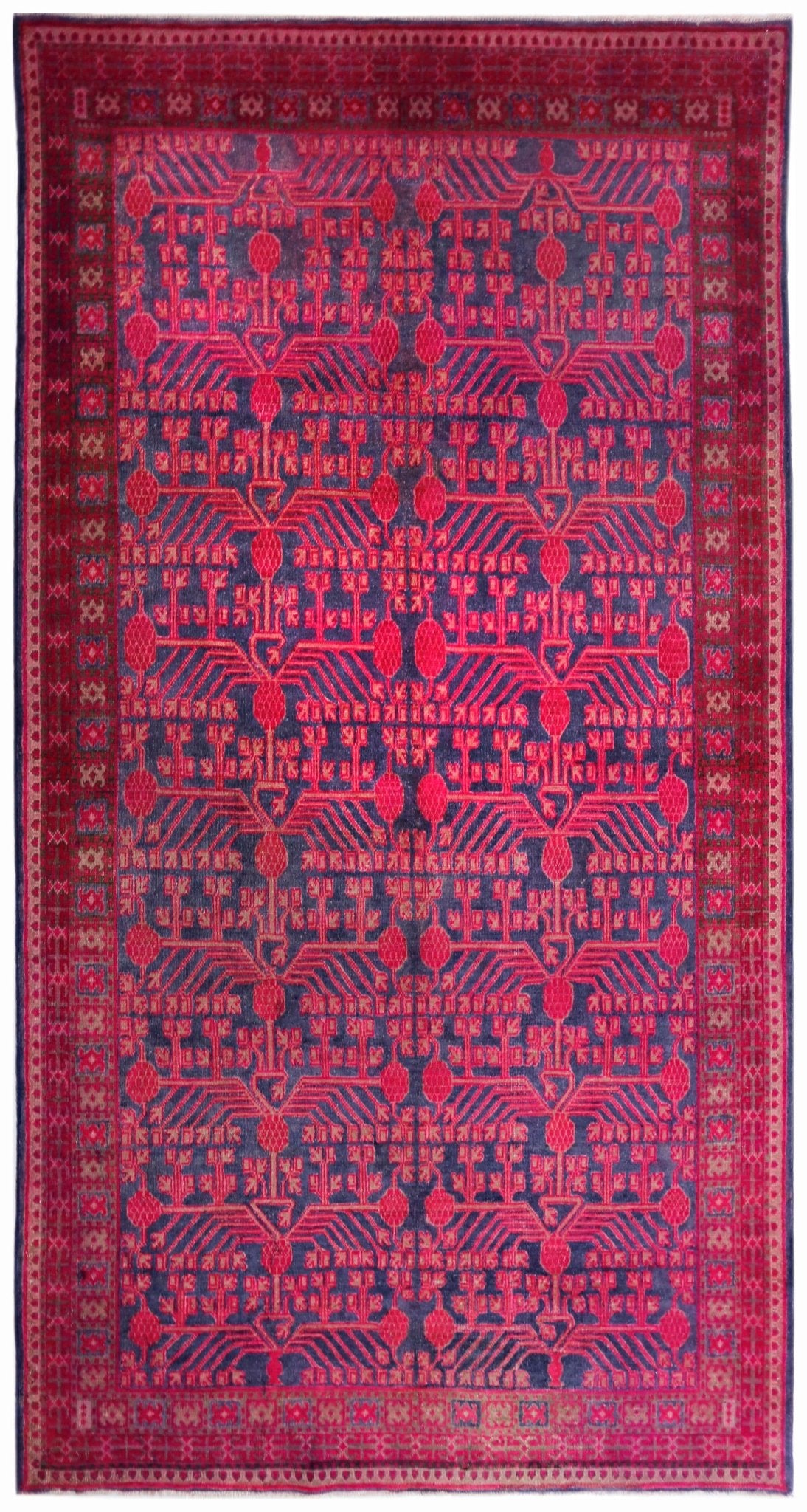Handmade Antique Khotan Rug | 321 x 172 cm | 10'6" x 5'8" - Najaf Rugs & Textile