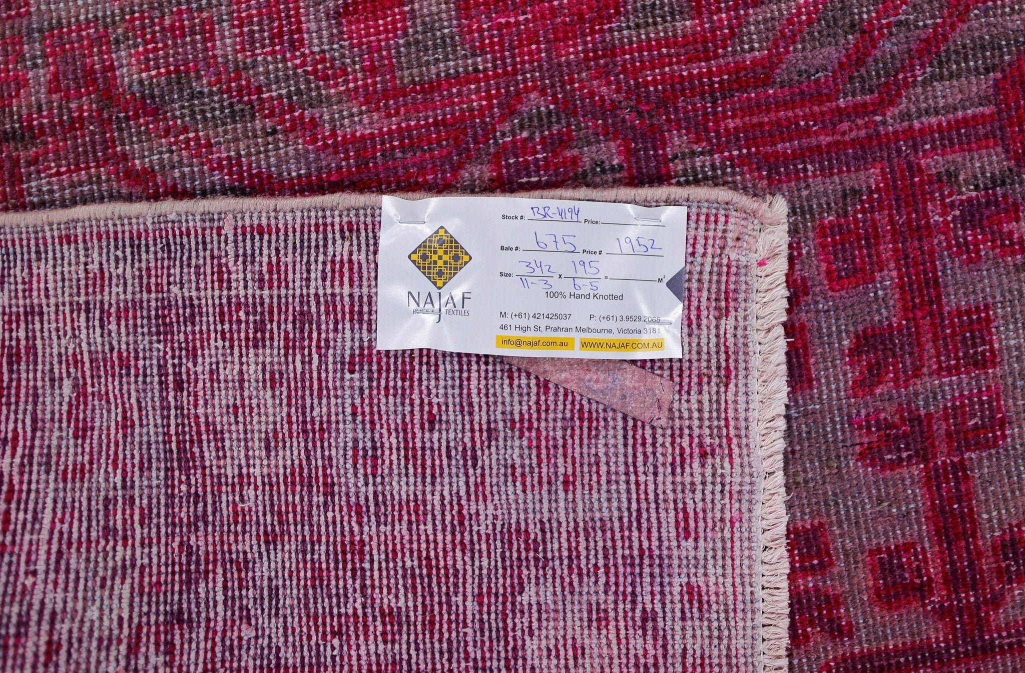 Handmade Antique Khotan Rug | 343 x 195 cm | 11'3" x 6'5" - Najaf Rugs & Textile