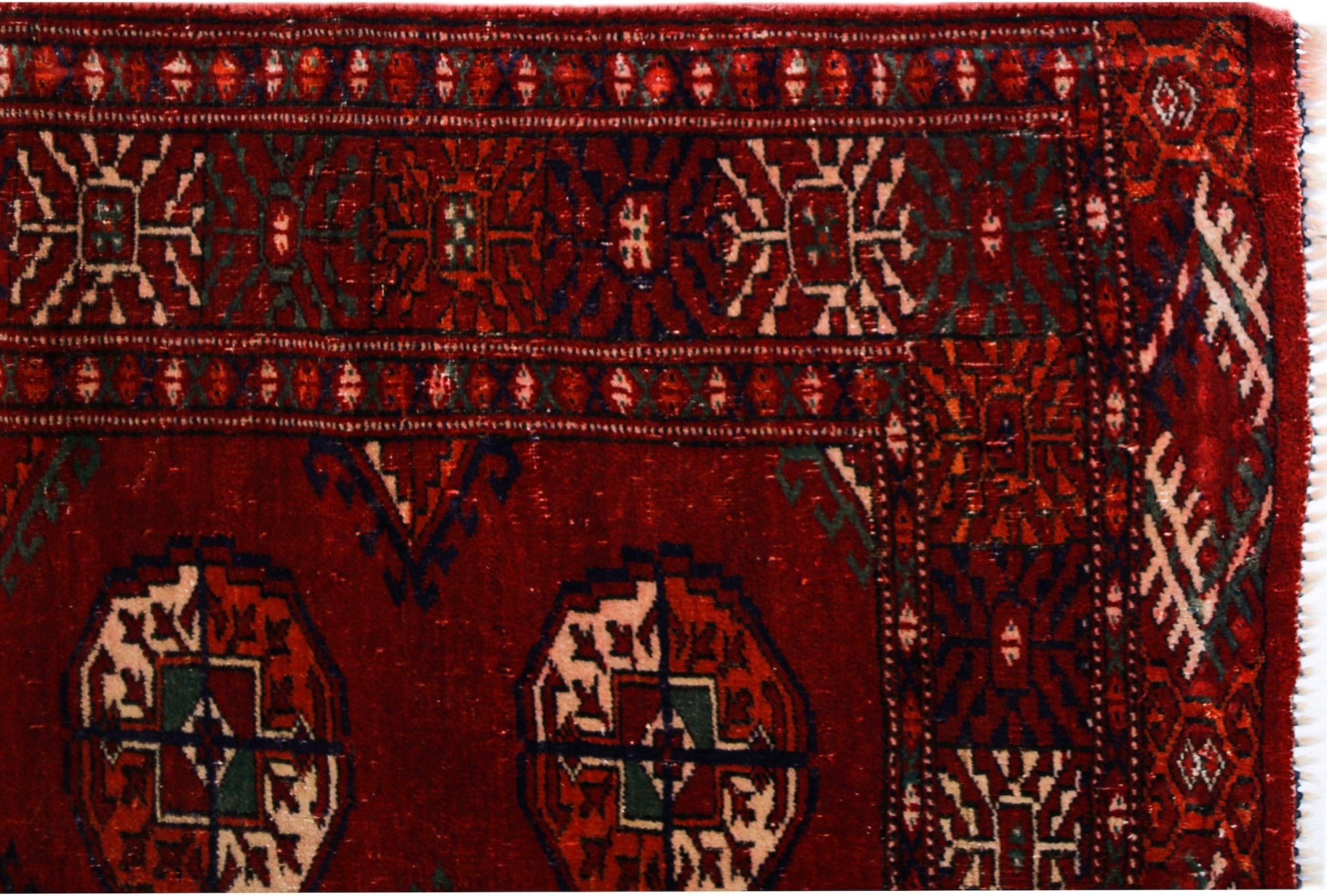 Handmade Antique Turkmen Tekke Rug | 177 x 127 cm | 5'10" x 4'2" - Najaf Rugs & Textile