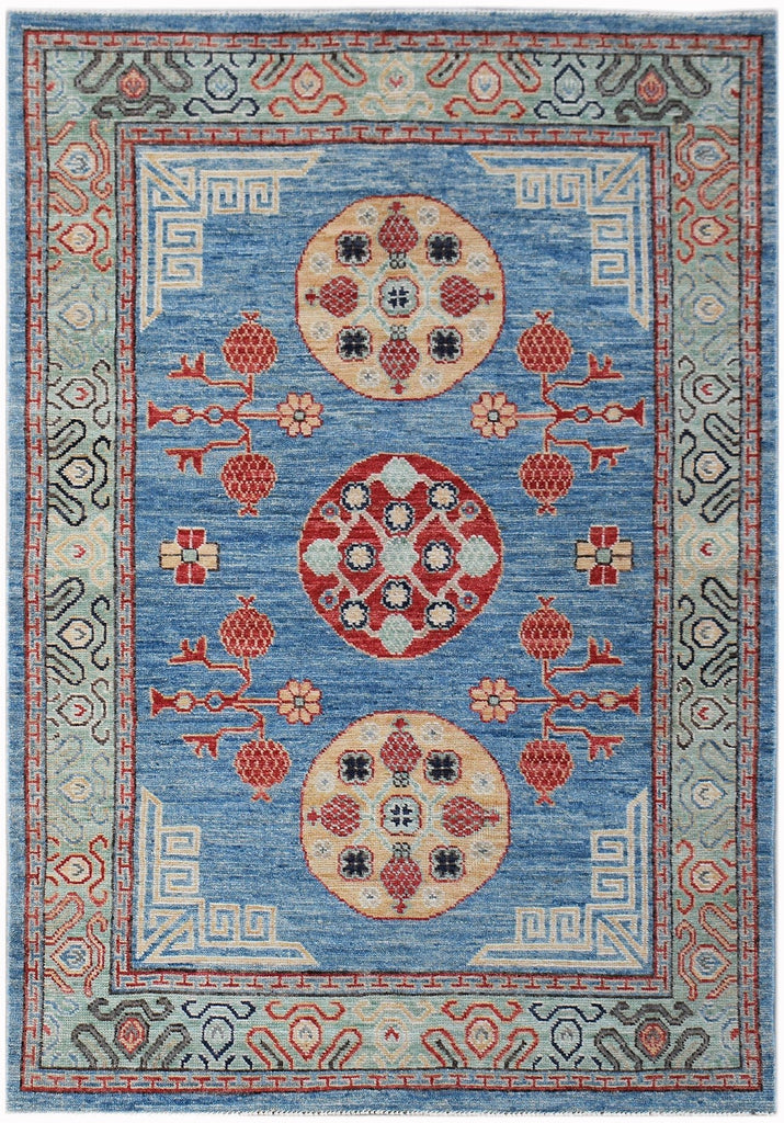 Handmade Chobi Khotan Rug | 196 x 124 cm | 6'5" x 4'1" - Najaf Rugs & Textile