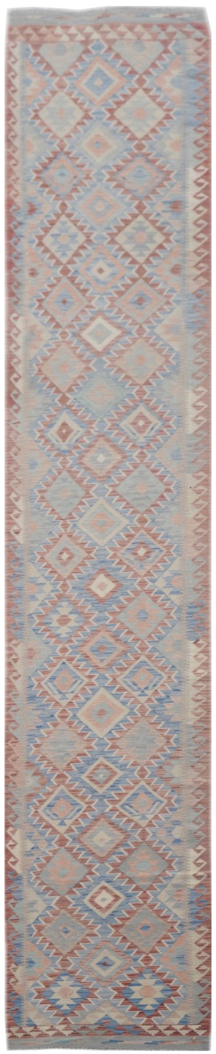 Handmade Maimana Kilim Hallway Runner | 598 x 83 cm | 19'7" x 2'9" - Najaf Rugs & Textile