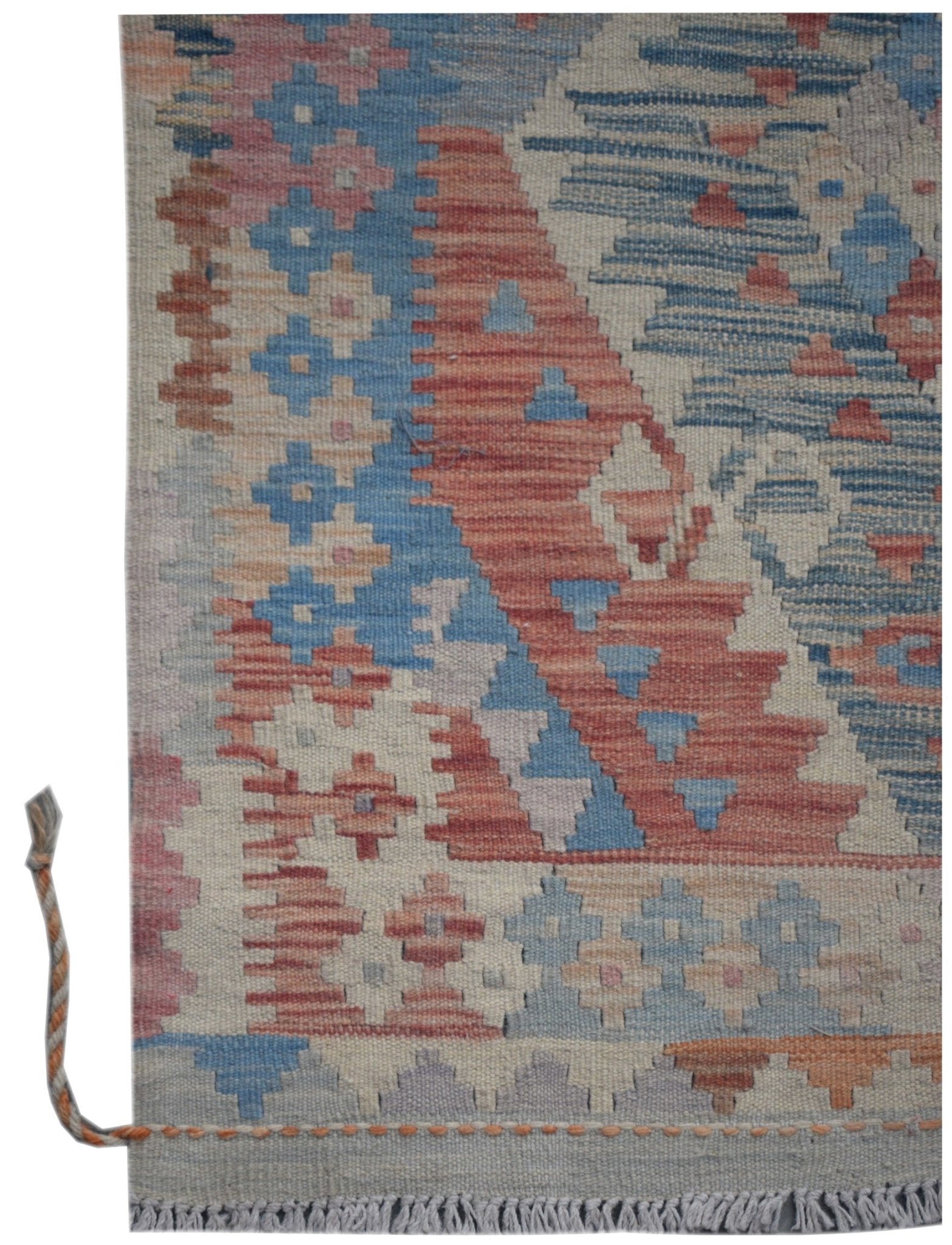 Handmade Maimana Kilim Hallway Runner | 825 x 81 cm - Najaf Rugs & Textile