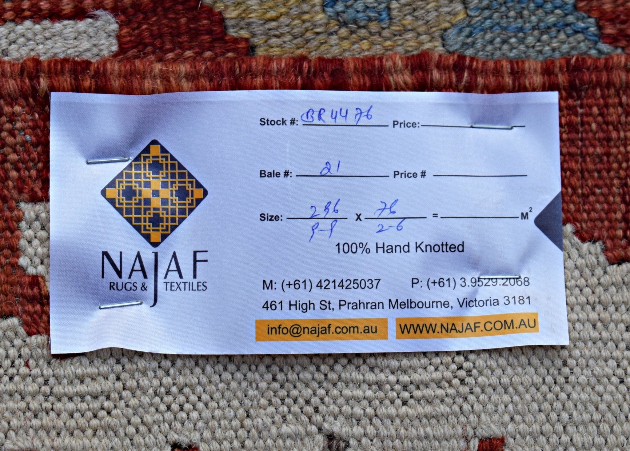 Handmade Maimana Killim Hallway Runner | 296 x 76 cm | 9'9" x 2'6" - Najaf Rugs & Textile