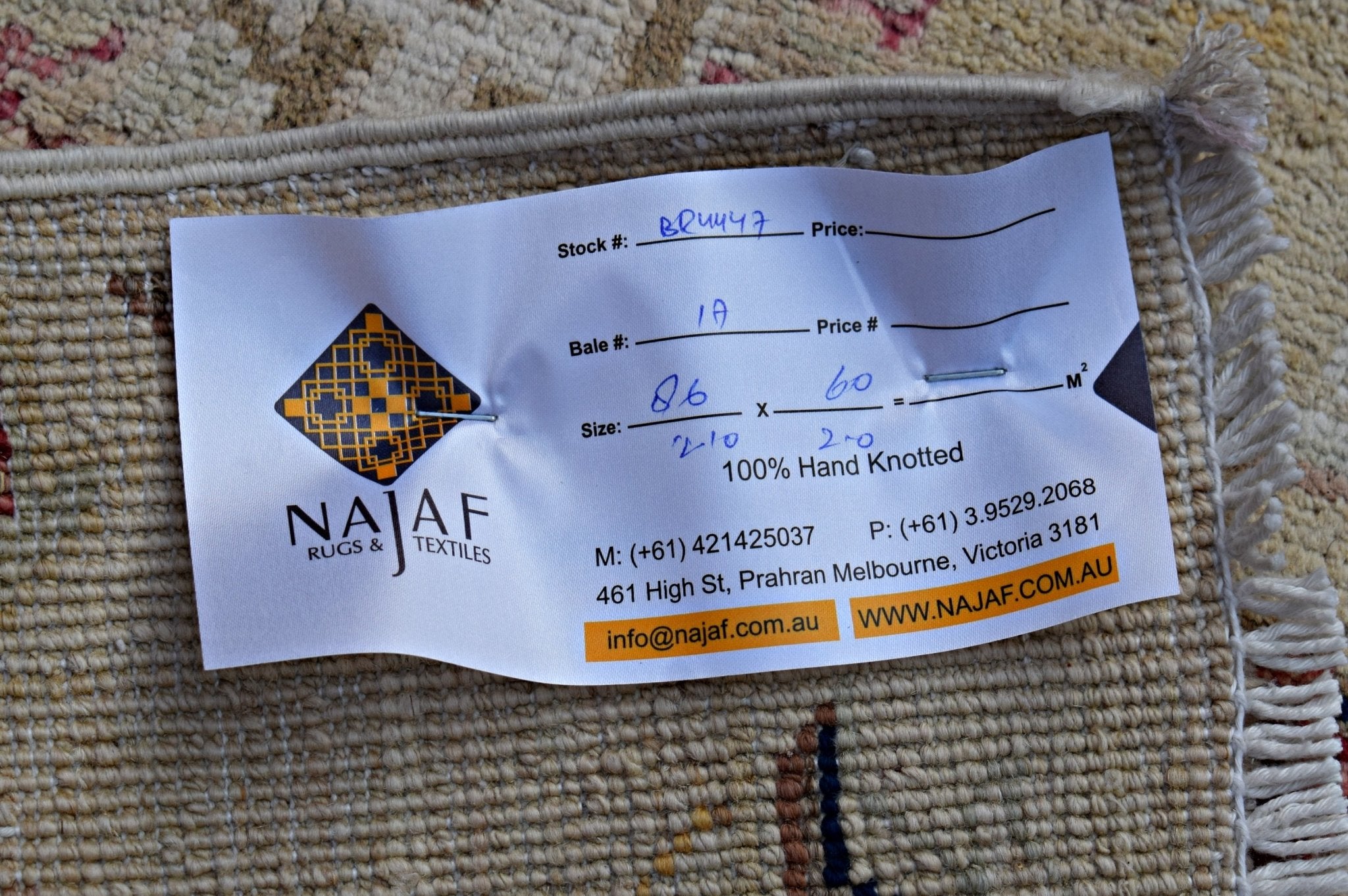 Handmade Mini Afghan Chobi Rug | 86 x 60 cm | 2'10" x 2' - Najaf Rugs & Textile