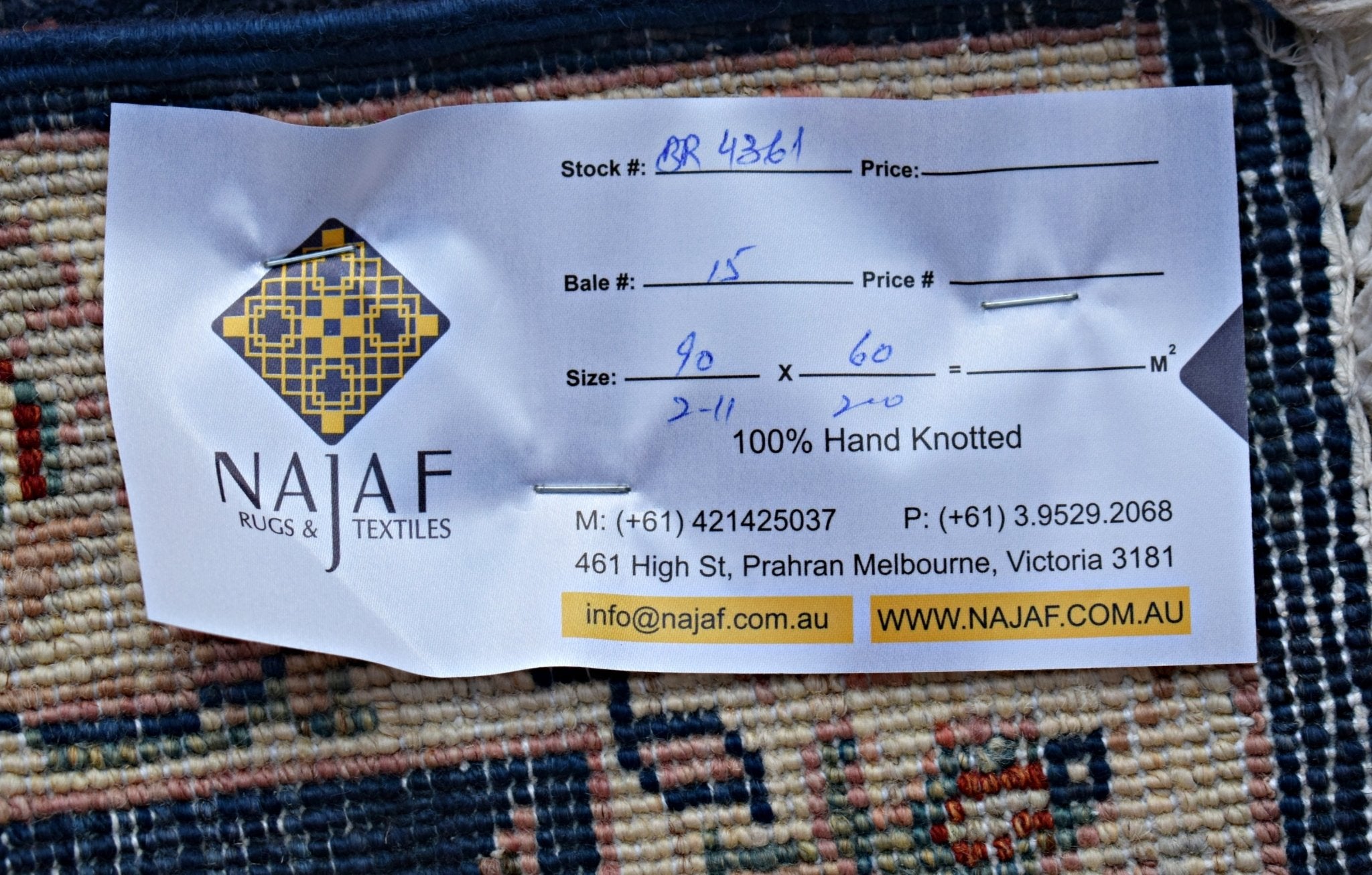 Handmade Mini Afghan Chobi Rug | 90 x 60 cm | 2'11" x 2' - Najaf Rugs & Textile