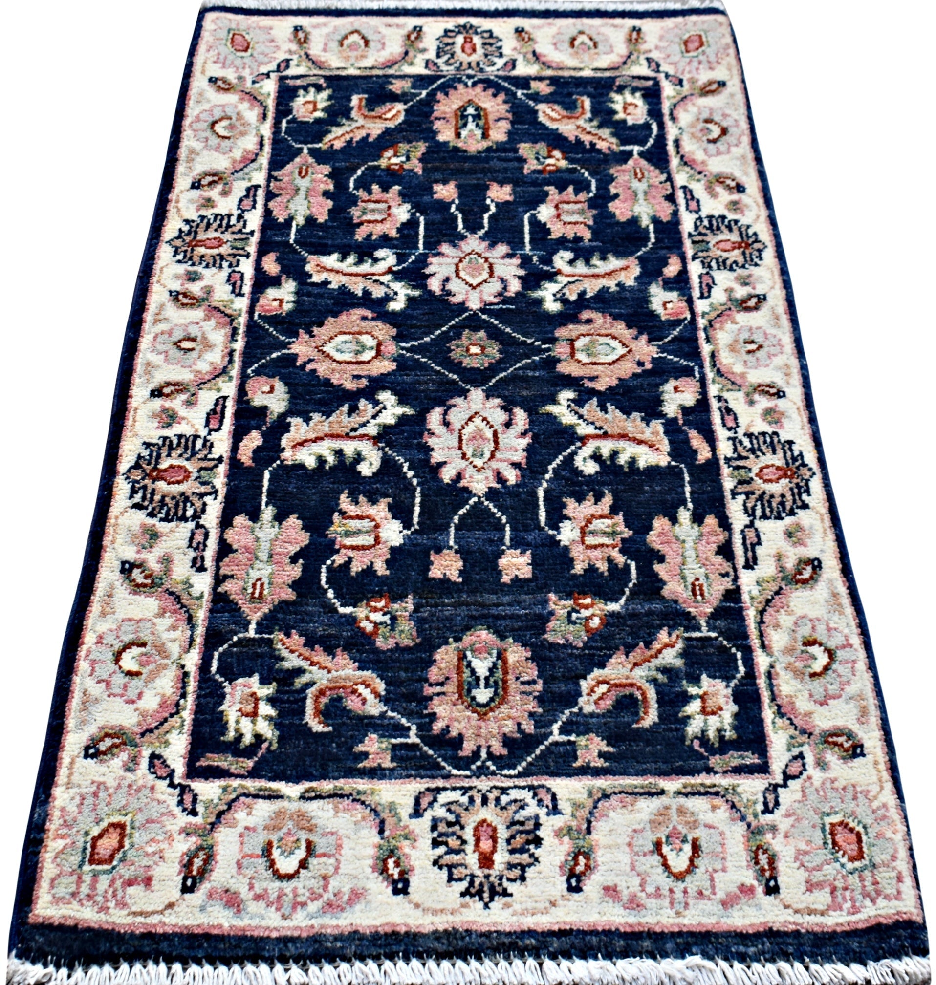 Handmade Mini Afghan Chobi Rug | 90 x 60 cm | 2'11" x 2' - Najaf Rugs & Textile
