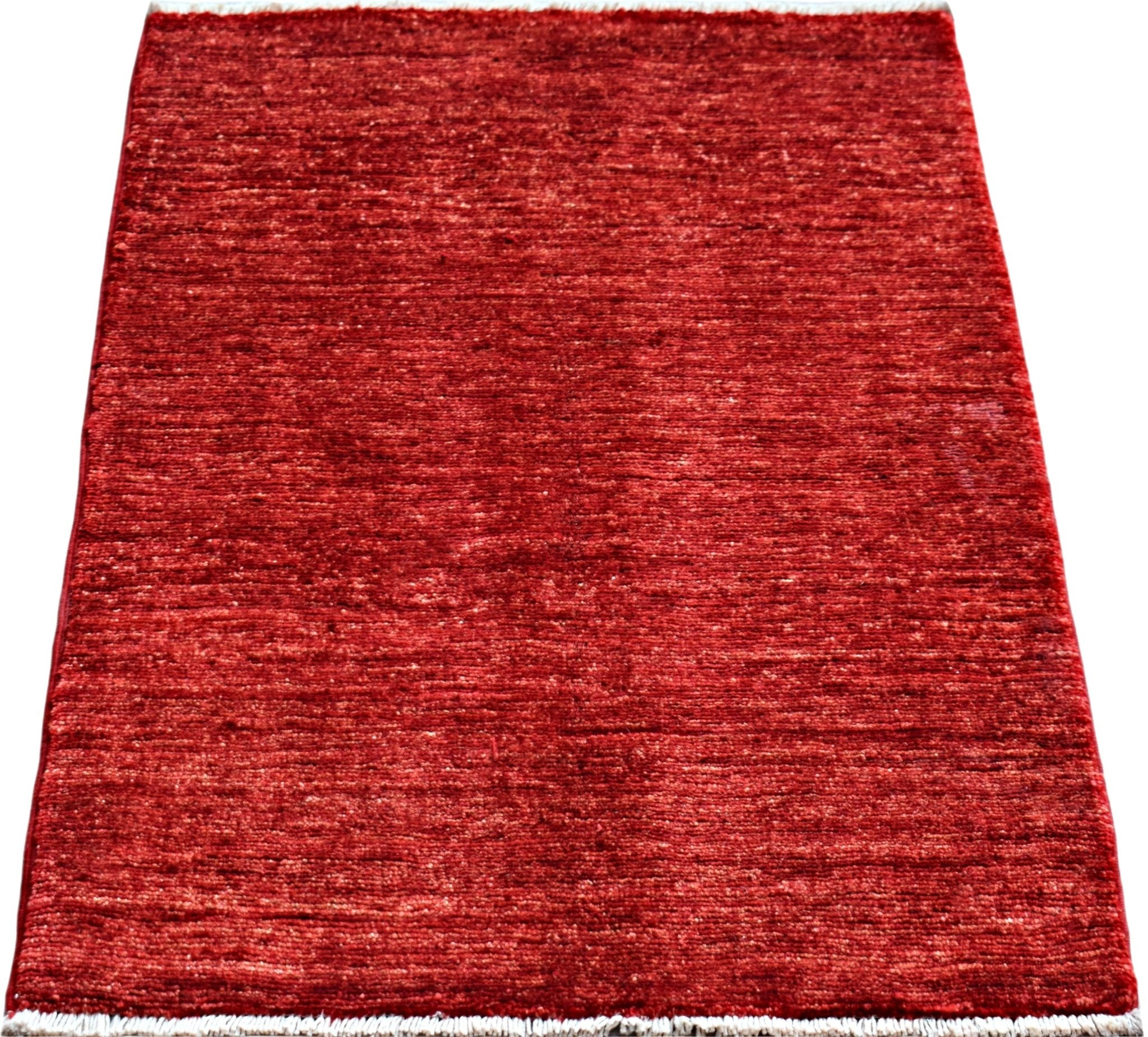 Handmade Mini Afghan Chobi Rug | 90 x 63 cm | 2'11" x 2'1" - Najaf Rugs & Textile