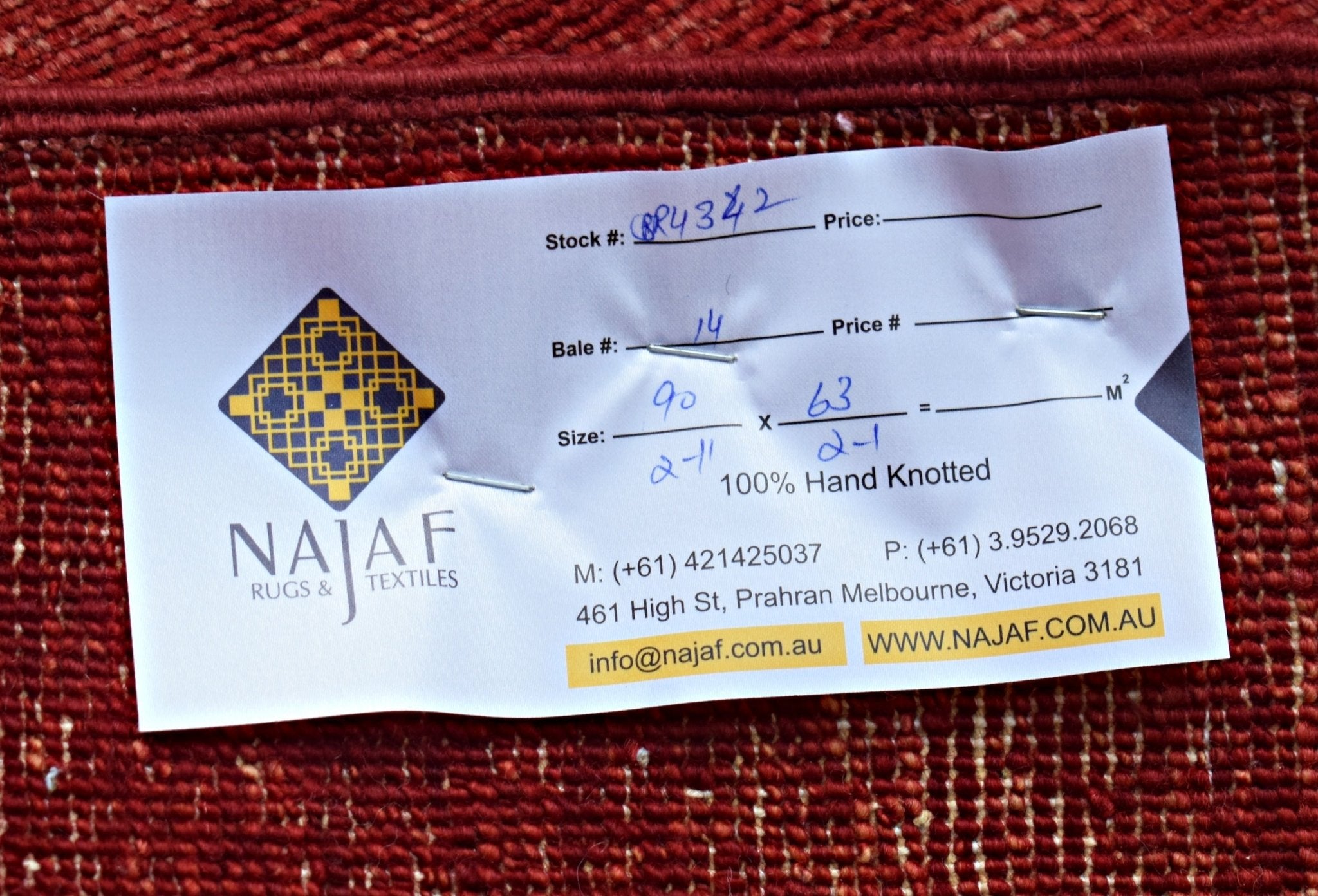 Handmade Mini Afghan Chobi Rug | 90 x 63 cm | 2'11" x 2'1" - Najaf Rugs & Textile