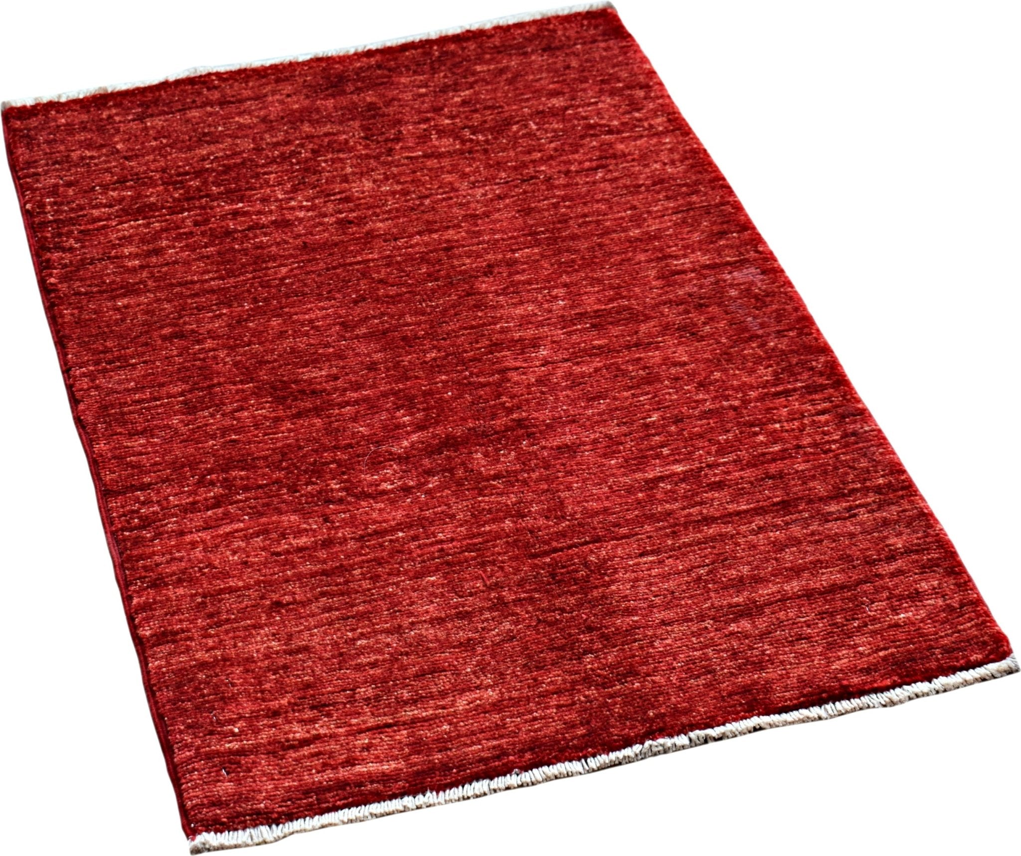 Handmade Mini Afghan Chobi Rug | 90 x 63 cm | 2'11" x 2'1" - Najaf Rugs & Textile