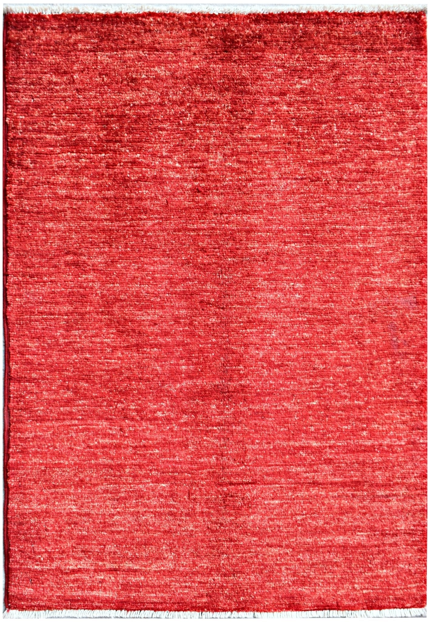 Handmade Mini Afghan Chobi Rug | 90 x 63 cm | 2'11" x 2'1" - Najaf Rugs & Textile