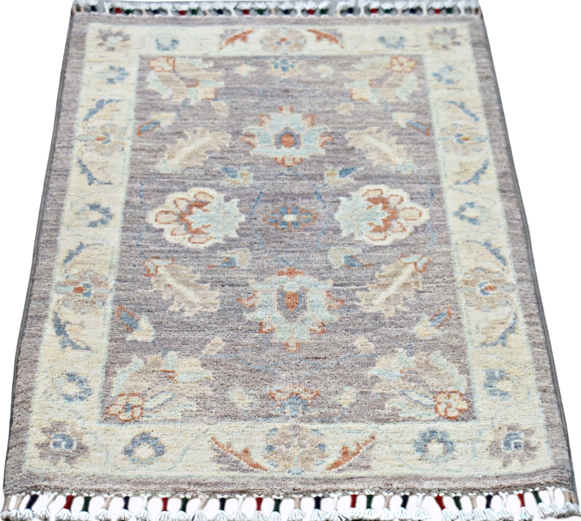 Handmade Mini Afghan Chobi Rug | 91 x 61 cm | 3' x 2' - Najaf Rugs & Textile