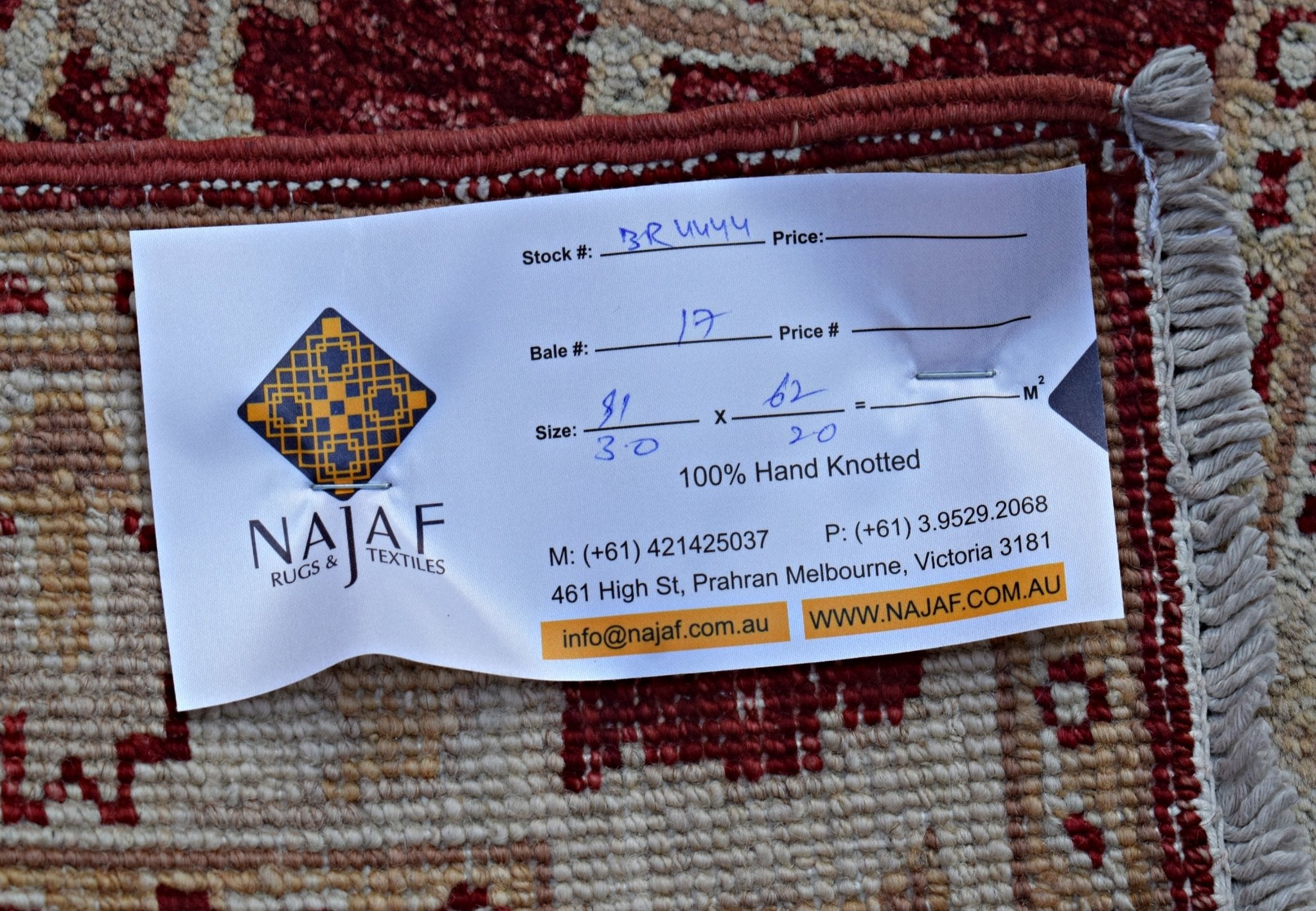 Handmade Mini Afghan Chobi Rug | 91 x 62 cm | 3' x 2' - Najaf Rugs & Textile