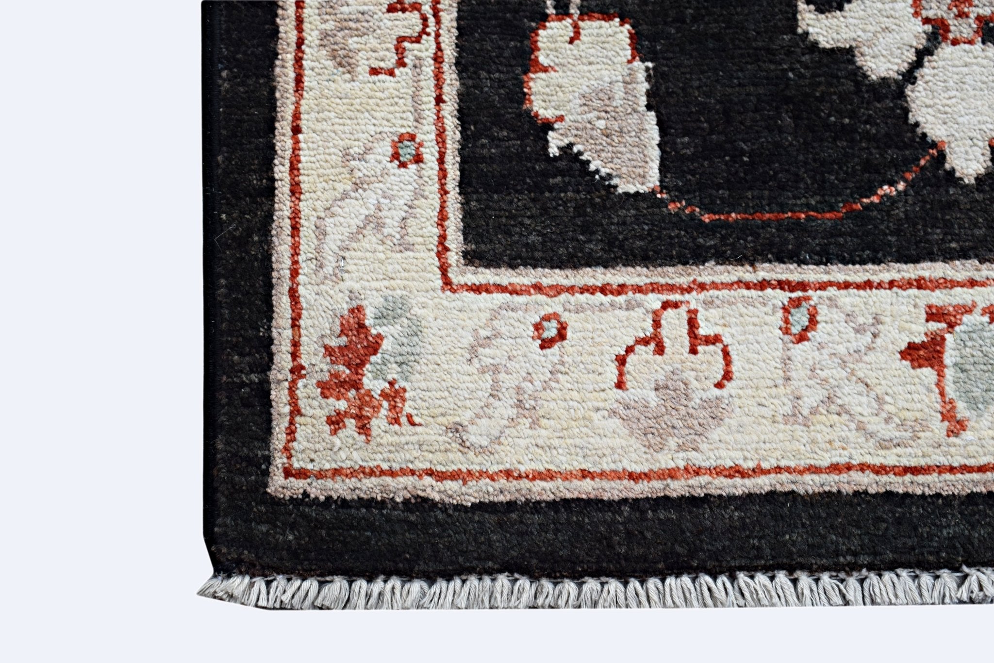 Handmade Mini Afghan Chobi Rug | 98 x 63 cm | 3'3" x 2'1" - Najaf Rugs & Textile
