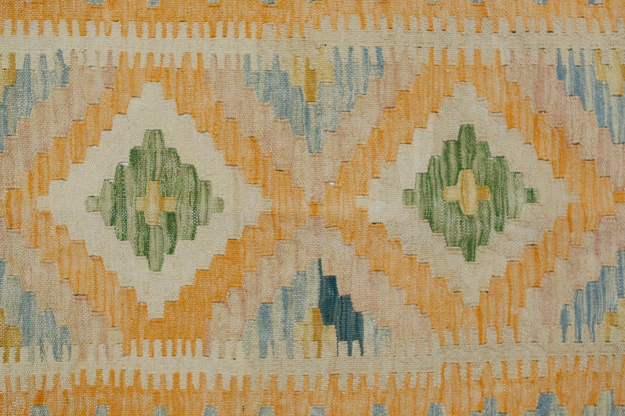 Handmade Mini Afghan Maimana Kilim | 101 x 60 cm | 3'4" x 2' - Najaf Rugs & Textile