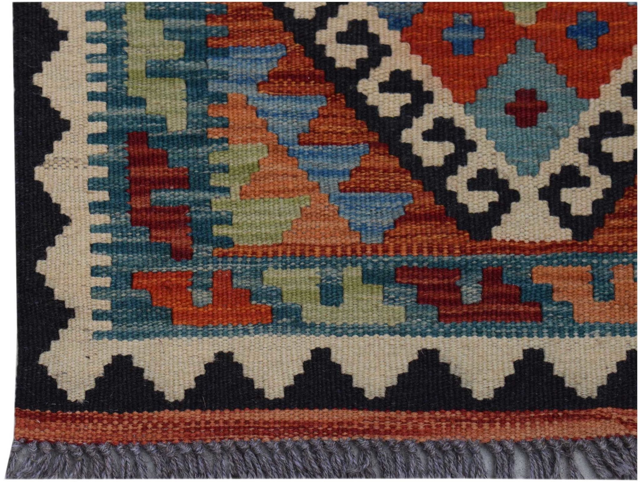 Handmade Mini Afghan Maimana Kilim | 85 x 59 cm | 2'10" x 2' - Najaf Rugs & Textile