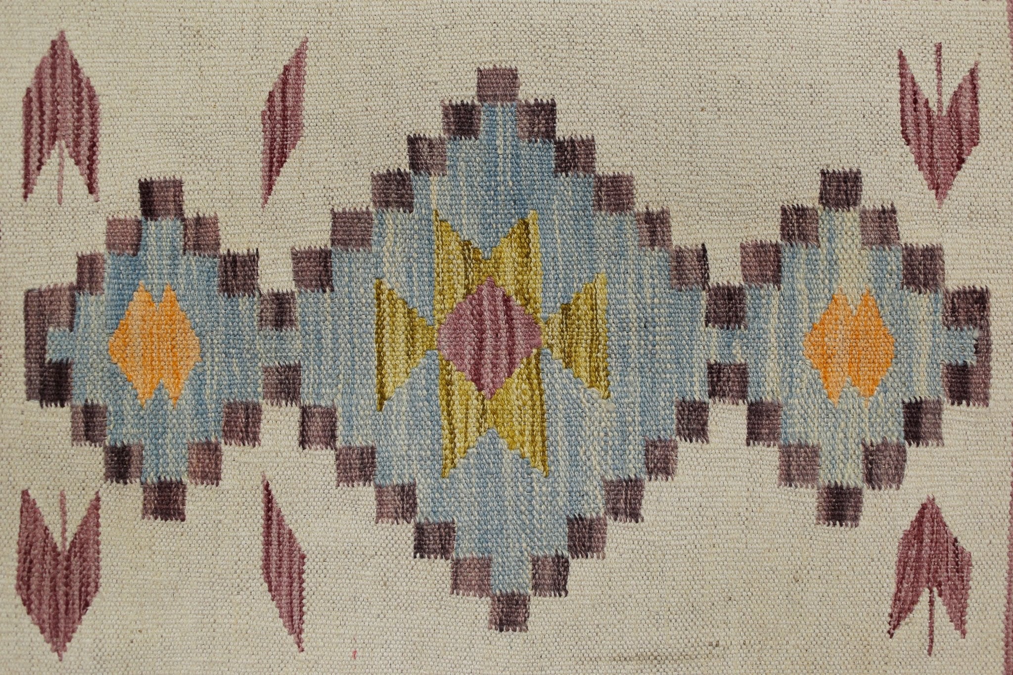 Handmade Mini Afghan Maimana Kilim | 90 x 59 cm | 3' x 1'11" - Najaf Rugs & Textile