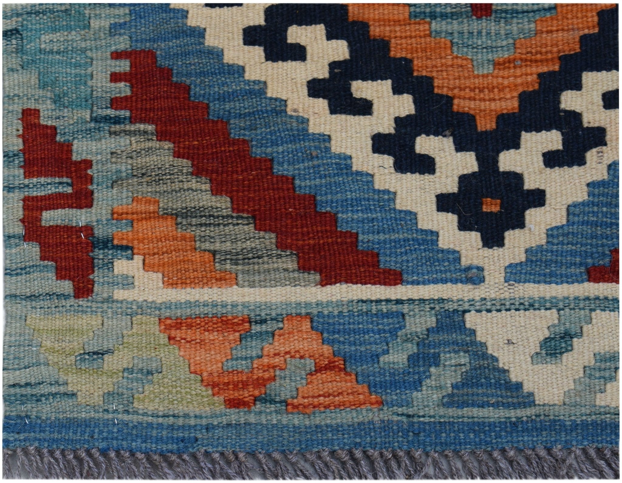 Handmade Mini Afghan Maimana Kilim | 90 x 60 cm | 3' x 2' - Najaf Rugs & Textile