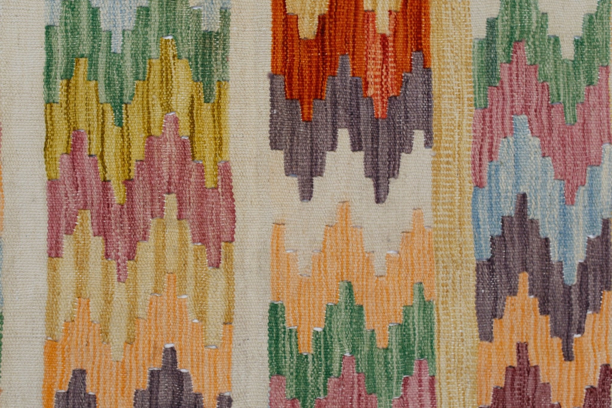 Handmade Mini Afghan Maimana Kilim | 90 x 62 cm | 3' x 2'1" - Najaf Rugs & Textile