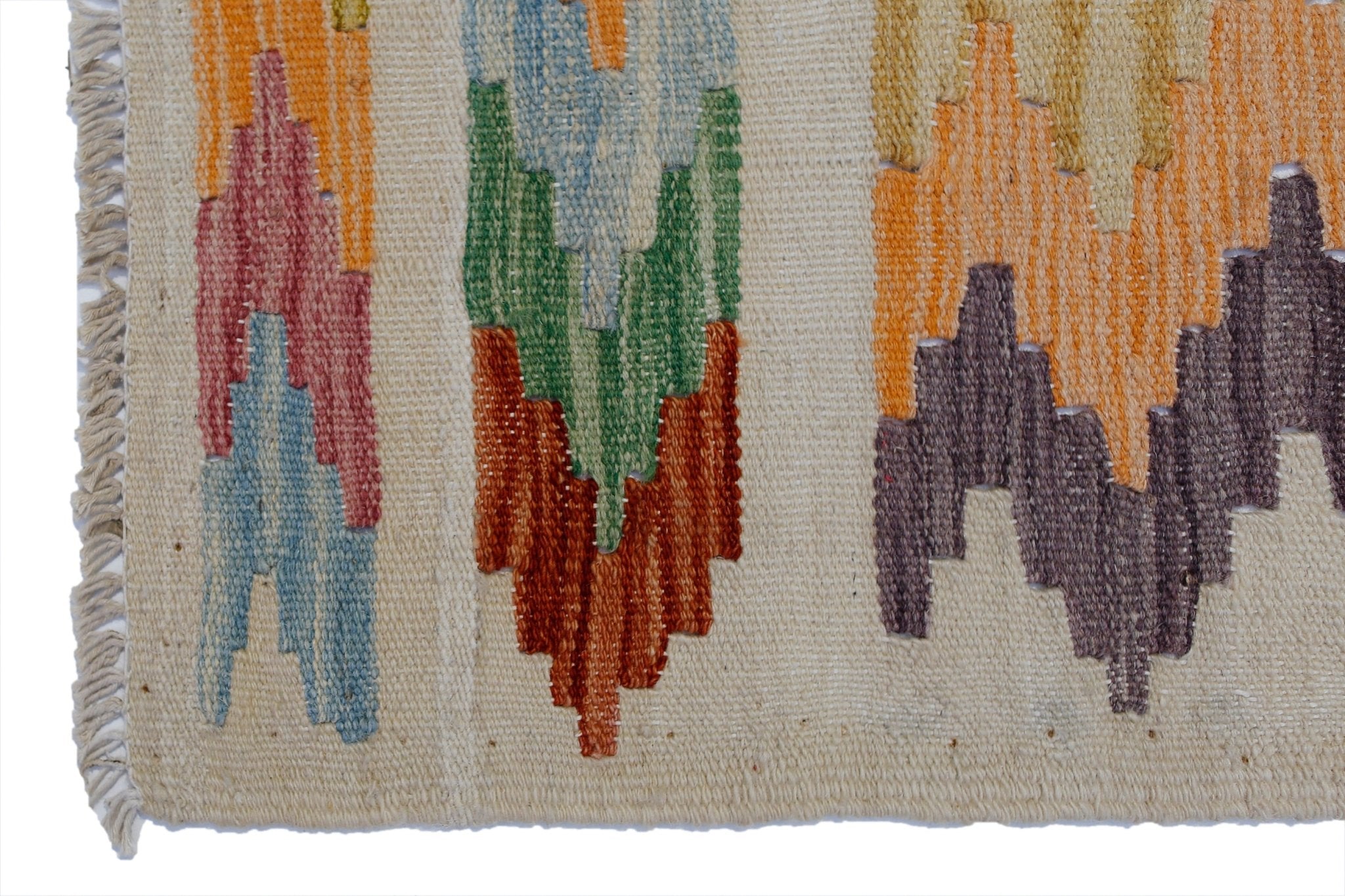 Handmade Mini Afghan Maimana Kilim | 90 x 62 cm | 3' x 2'1" - Najaf Rugs & Textile