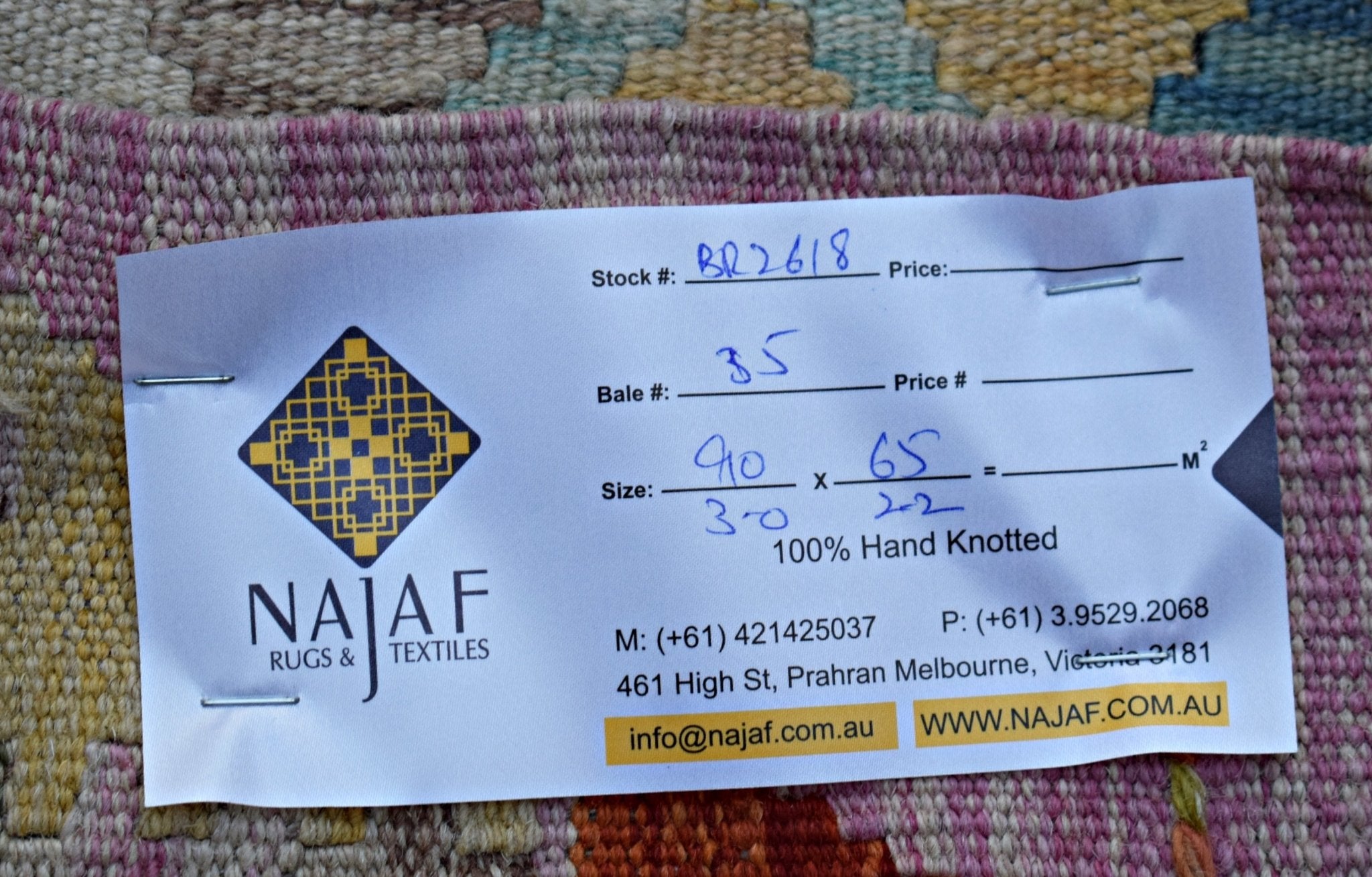 Handmade Mini Afghan Maimana Kilim | 90 x 65 cm | 3' x 2'2" - Najaf Rugs & Textile