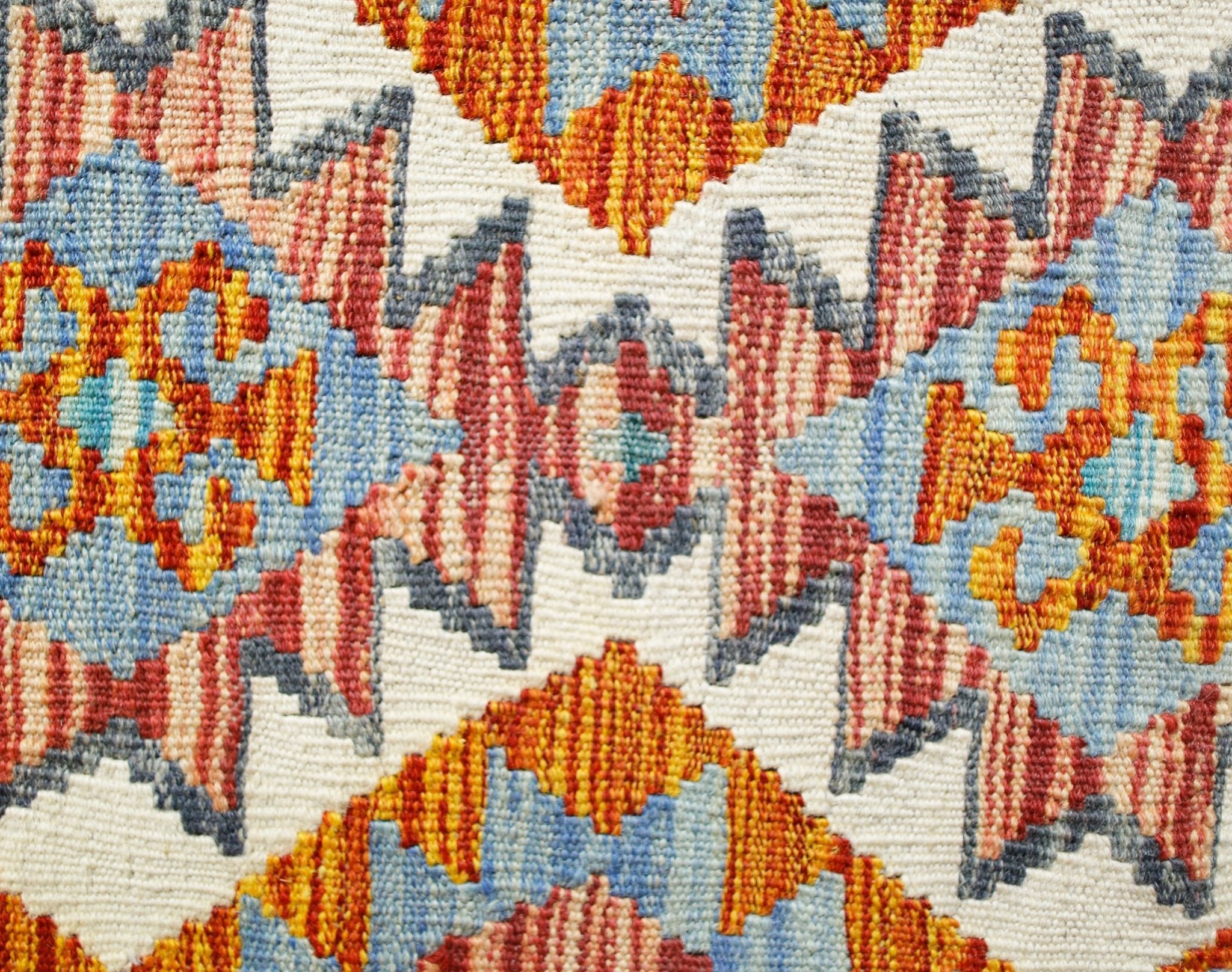 Handmade Mini Afghan Maimana Kilim | 91 x 61 cm | 3' x 2' - Najaf Rugs & Textile