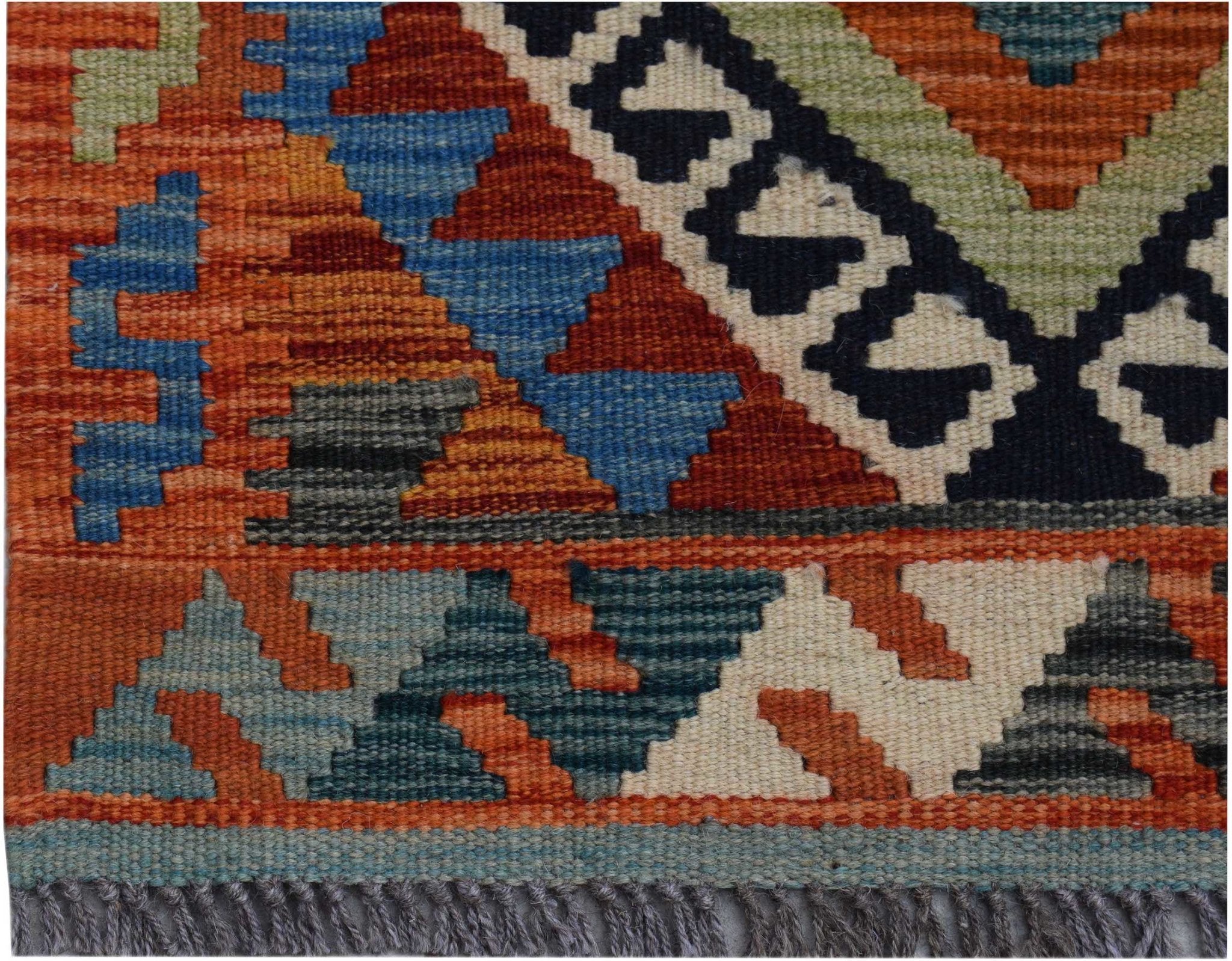 Handmade Mini Afghan Maimana Kilim | 94 x 59 cm | 3'1" x 1'11" - Najaf Rugs & Textile