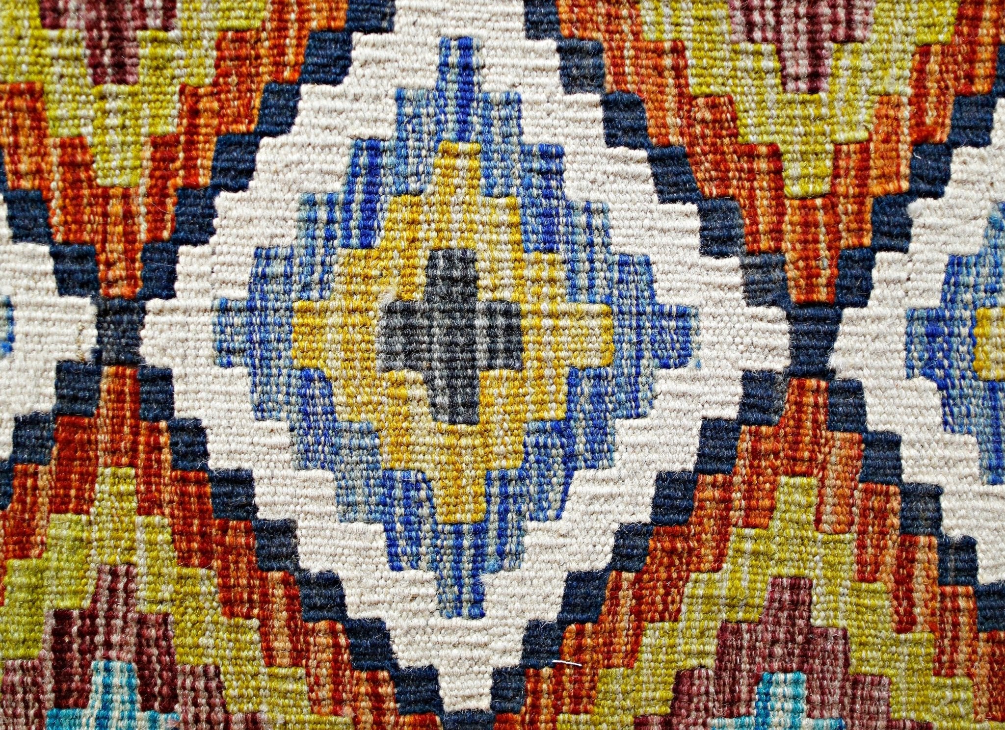 Handmade Mini Afghan Maimana Kilim | 94 x 60 cm | 3'1" x 2' - Najaf Rugs & Textile