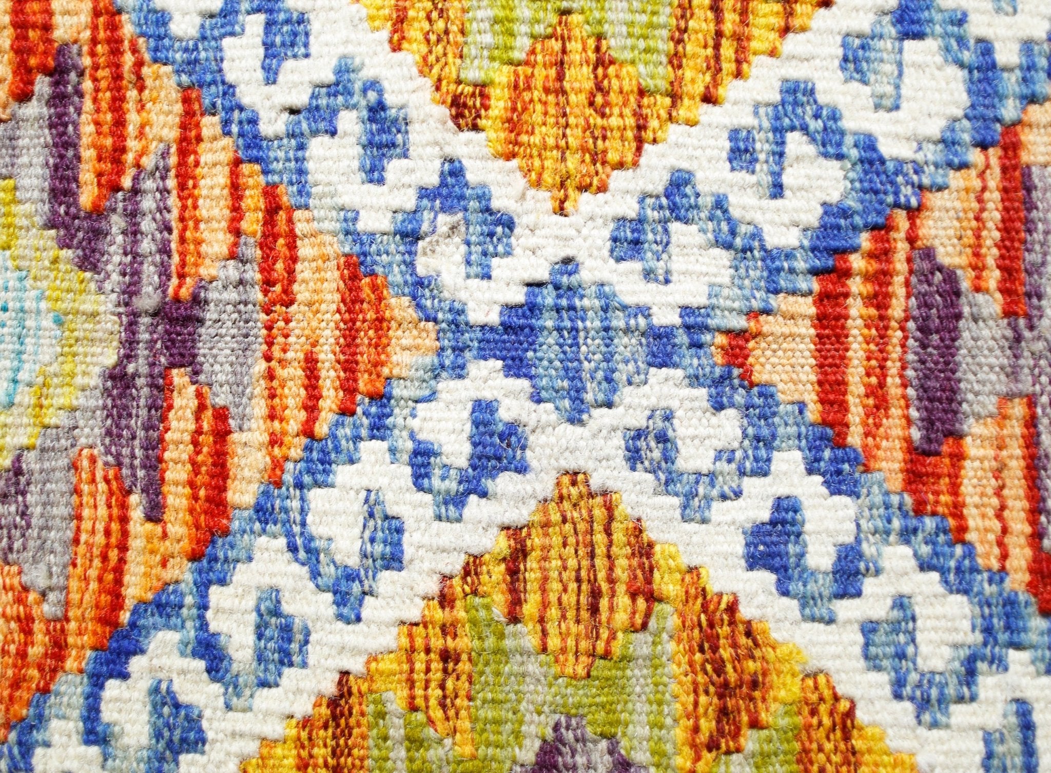 Handmade Mini Afghan Maimana Kilim | 94 x 61 cm | 3'1" x 2' - Najaf Rugs & Textile