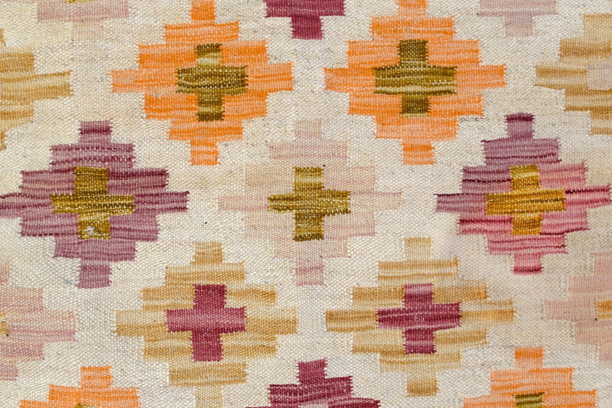 Handmade Mini Afghan Maimana Kilim | 98 x 67 cm | 3'3" x 2'3" - Najaf Rugs & Textile