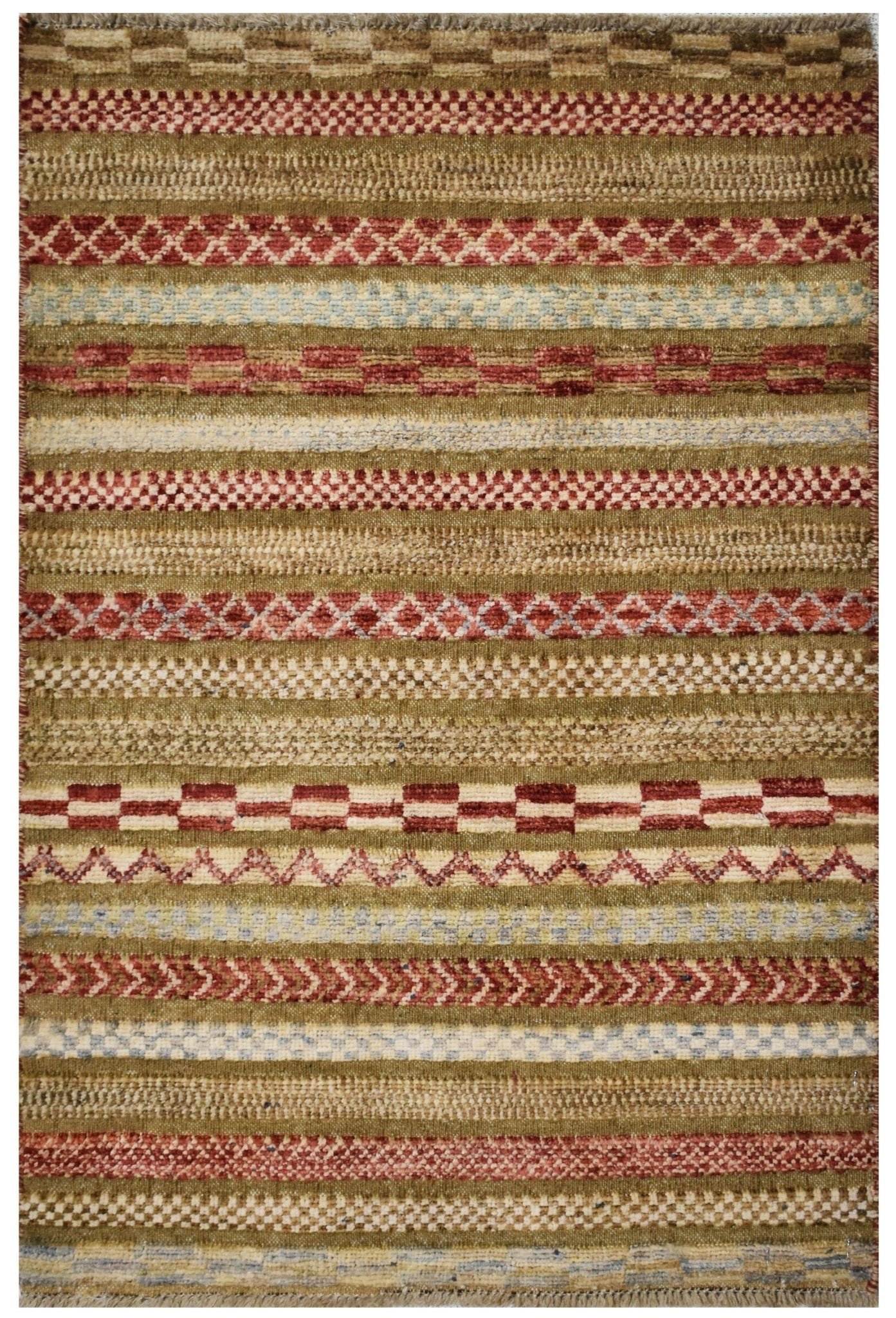 Handmade Mini Barjasta Rug | 90 x 60 cm | 2'9" x 1'9" - Najaf Rugs & Textile