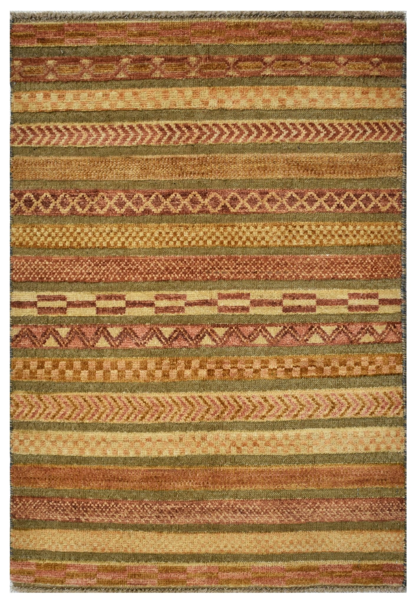Handmade Mini Barjasta Rug | 90 x 60 cm | 2'9" x 1'9" - Najaf Rugs & Textile