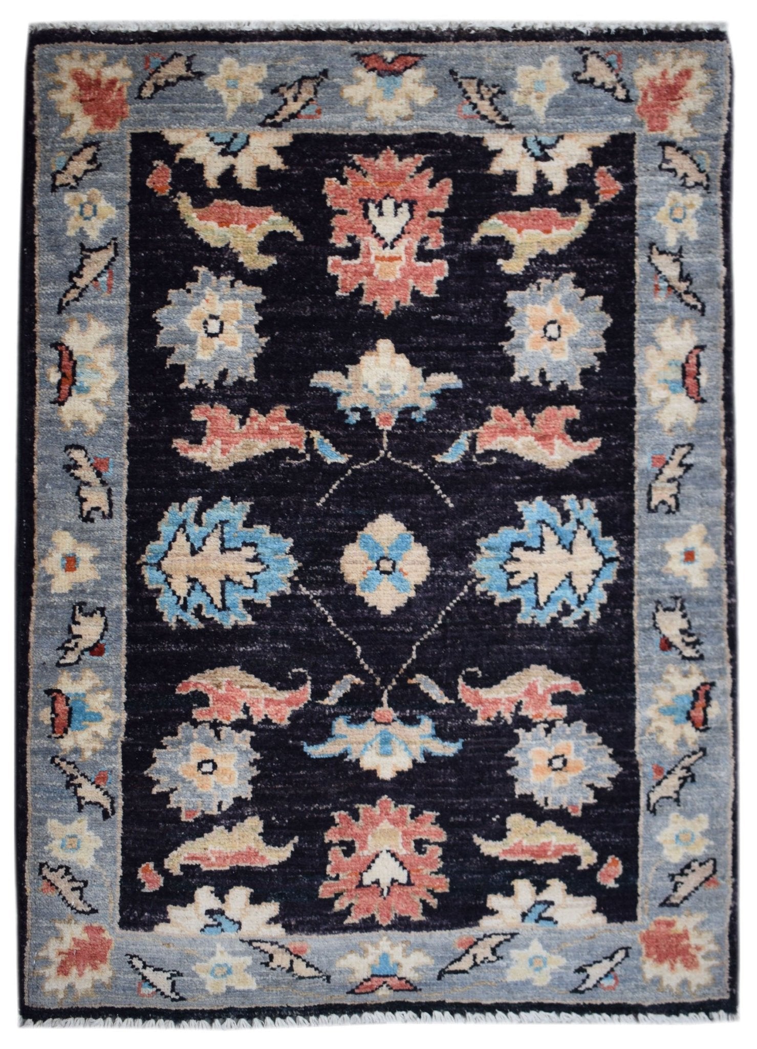 Handmade Mini Chobi Rug | 85 x 62 cm | 2'9" x 2' - Najaf Rugs & Textile