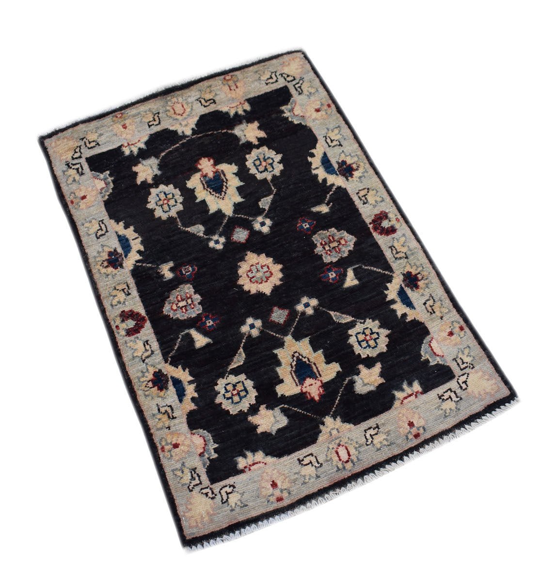 Handmade Mini Chobi Rug | 86 x 58 cm | 2'10" x 1'10" - Najaf Rugs & Textile