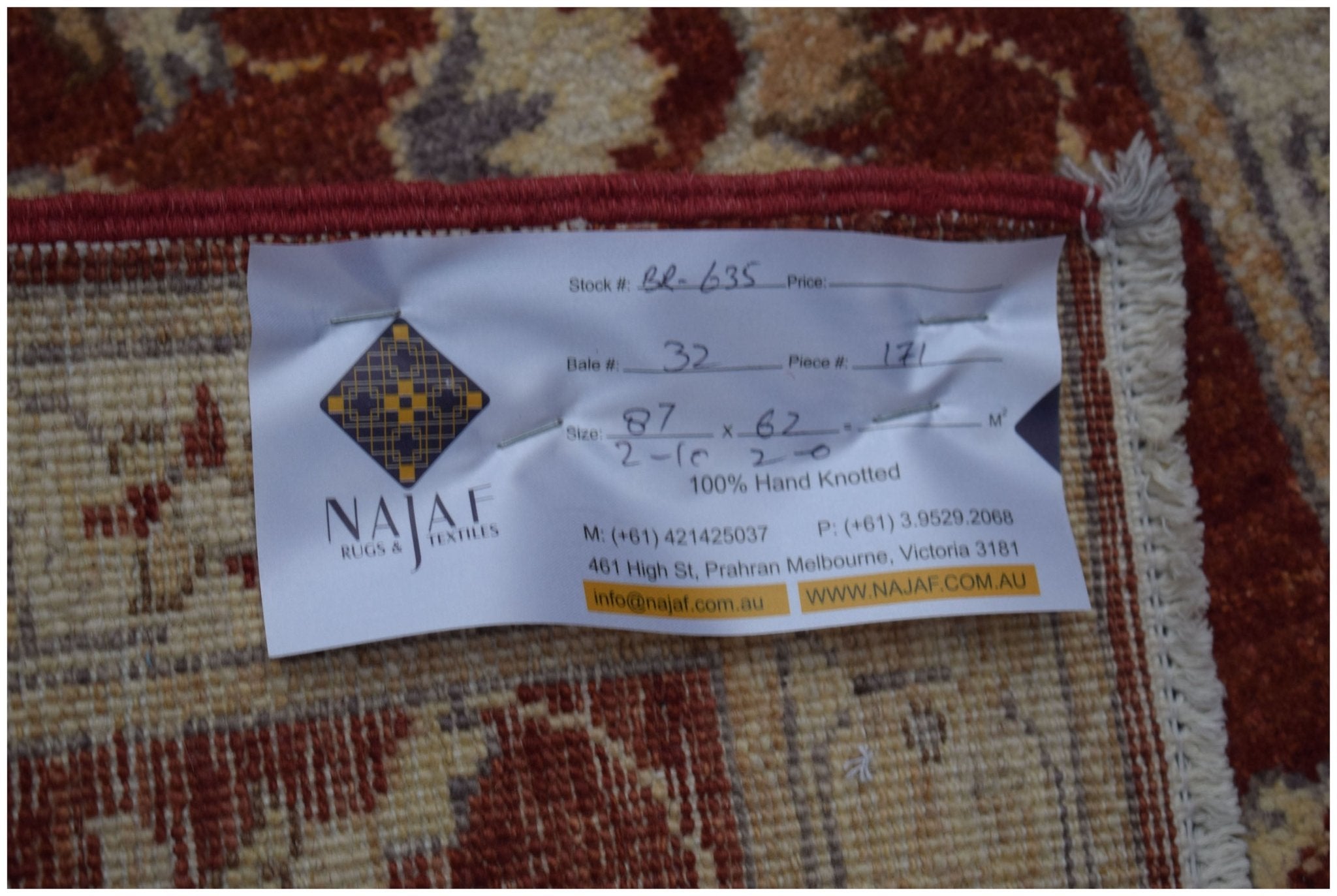 Handmade Mini Chobi Rug | 87 x 62 cm | 2'10" x 2' - Najaf Rugs & Textile