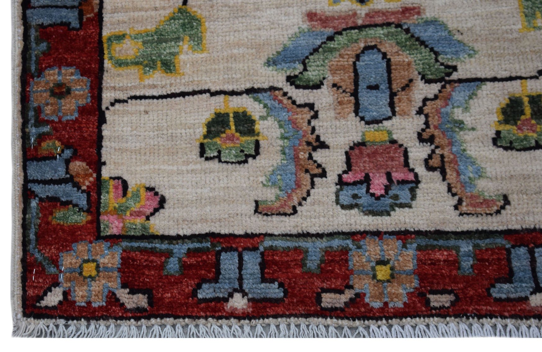 Handmade Mini Chobi Rug | 88 x 61 cm | 2'10" x 2' - Najaf Rugs & Textile