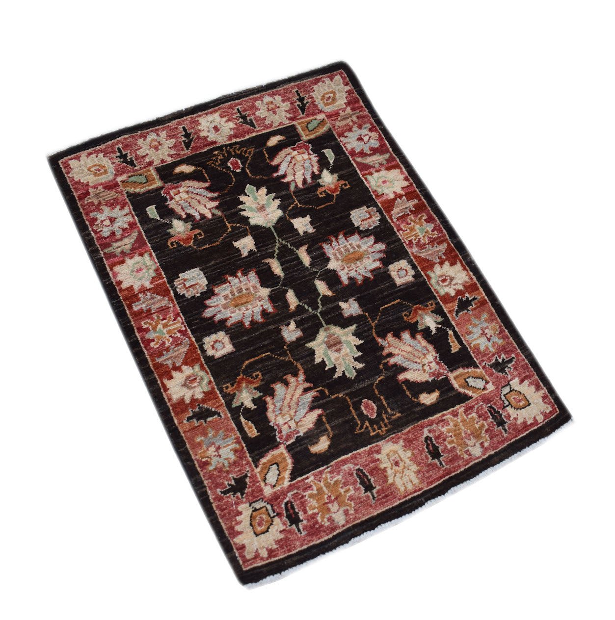 Handmade Mini Chobi Rug | 88 x 64 cm | 2'11" x 2' - Najaf Rugs & Textile