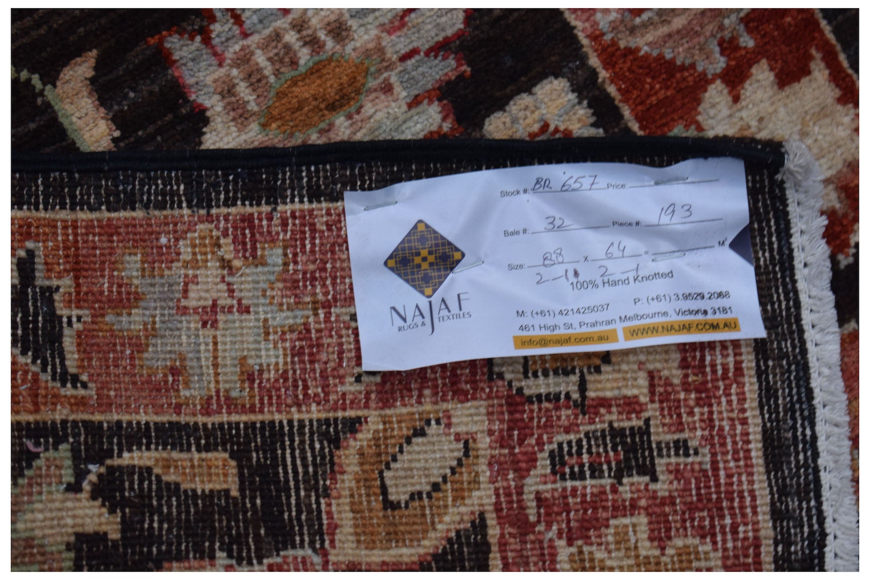 Handmade Mini Chobi Rug | 88 x 64 cm | 2'11" x 2' - Najaf Rugs & Textile