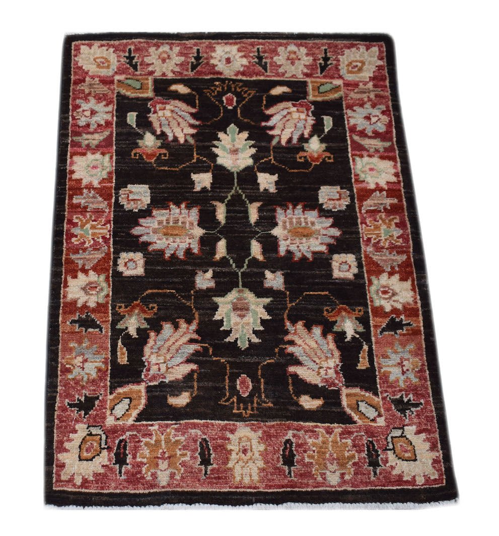 Handmade Mini Chobi Rug | 88 x 64 cm | 2'11" x 2' - Najaf Rugs & Textile