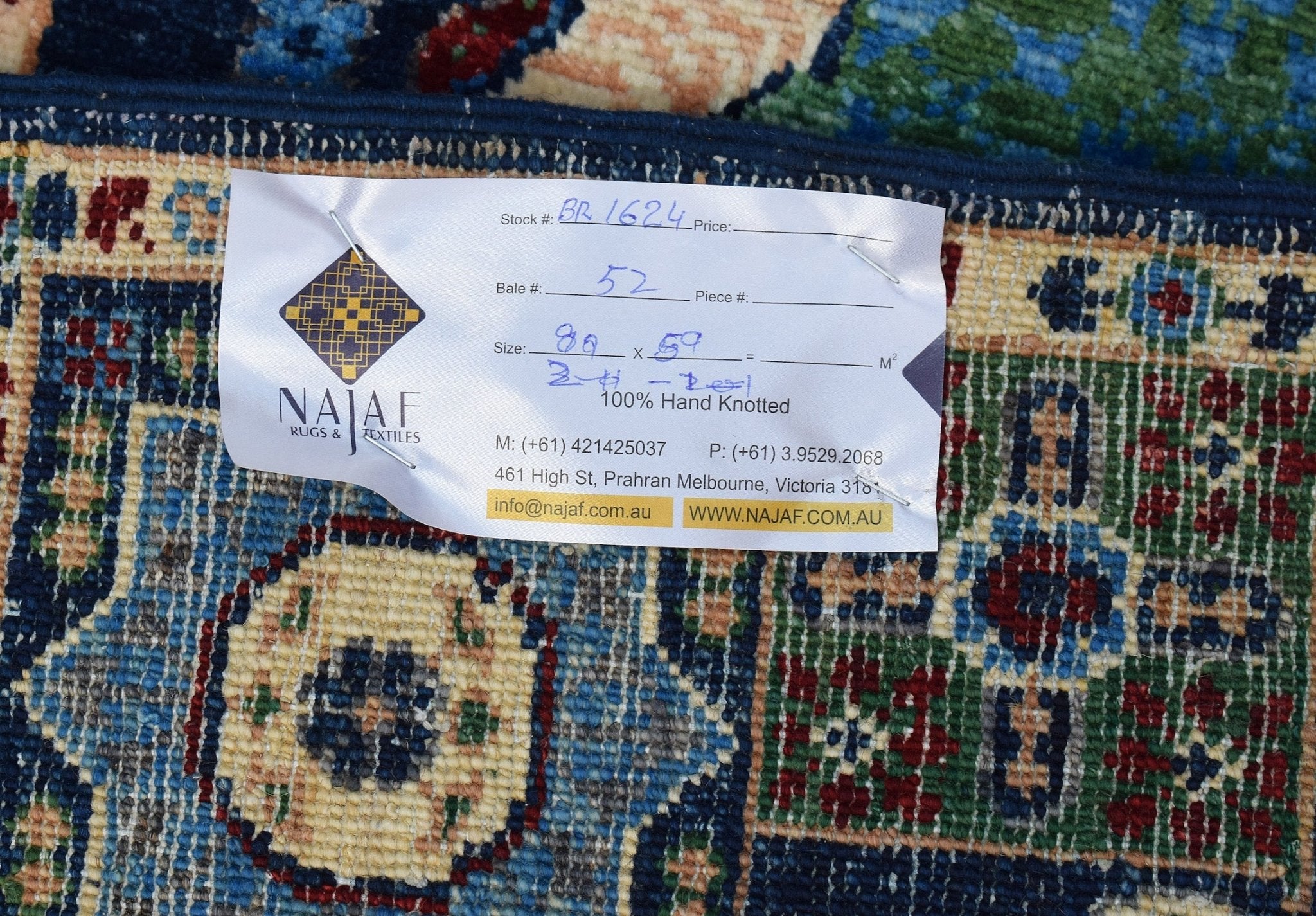 Handmade Mini Chobi Rug | 89 x 59 cm | 2'11" x 1'11" - Najaf Rugs & Textile