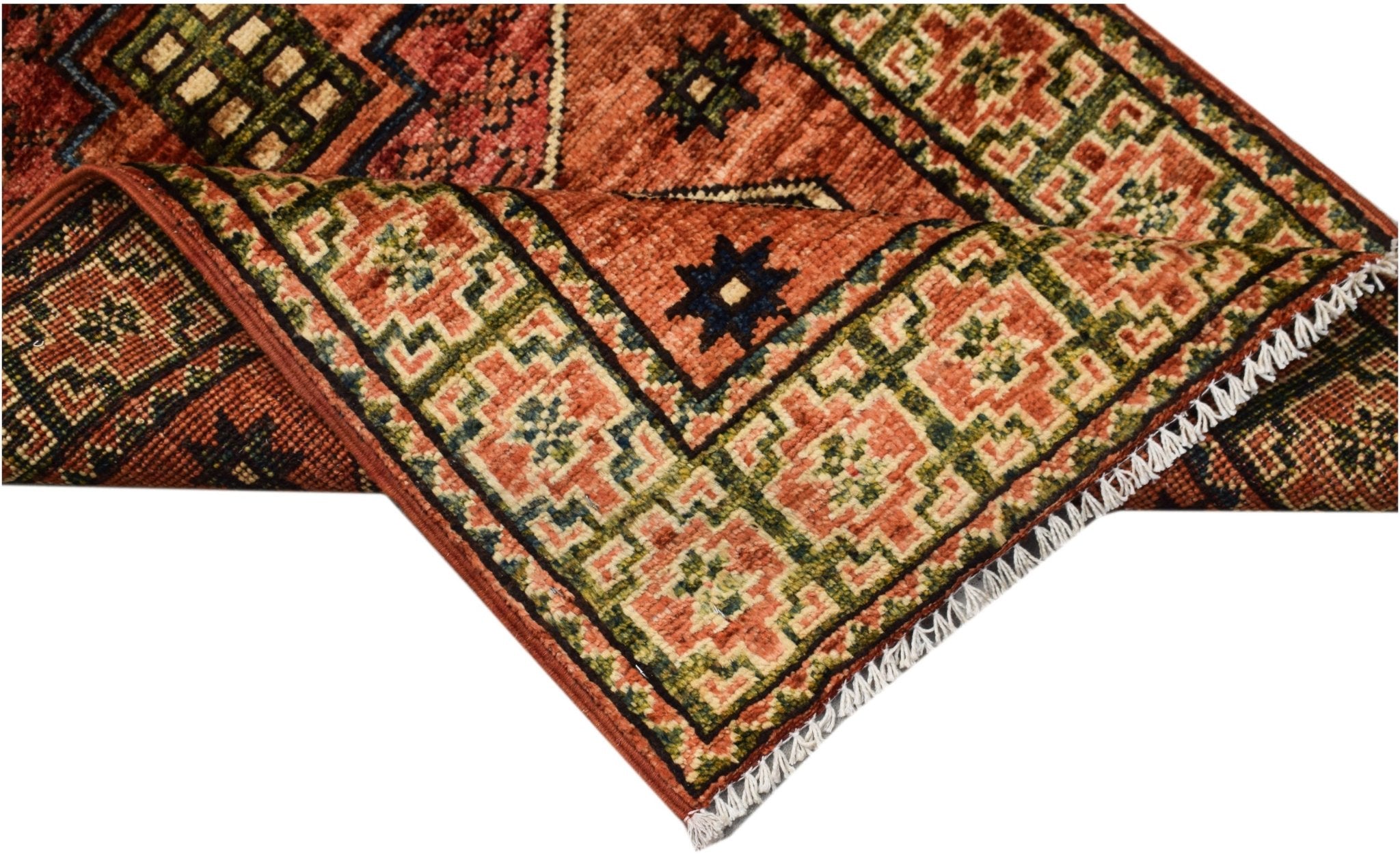 Handmade Mini Chobi Rug | 89 x 62 cm | 2'11" x 2'1" - Najaf Rugs & Textile