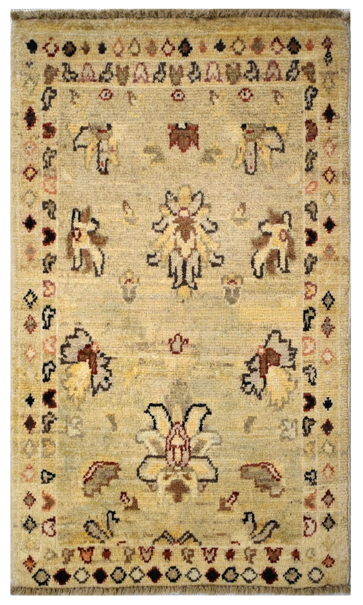 Handmade Mini Chobi Rug | 90 x 55 cm | 2'9" x 1'8" - Najaf Rugs & Textile