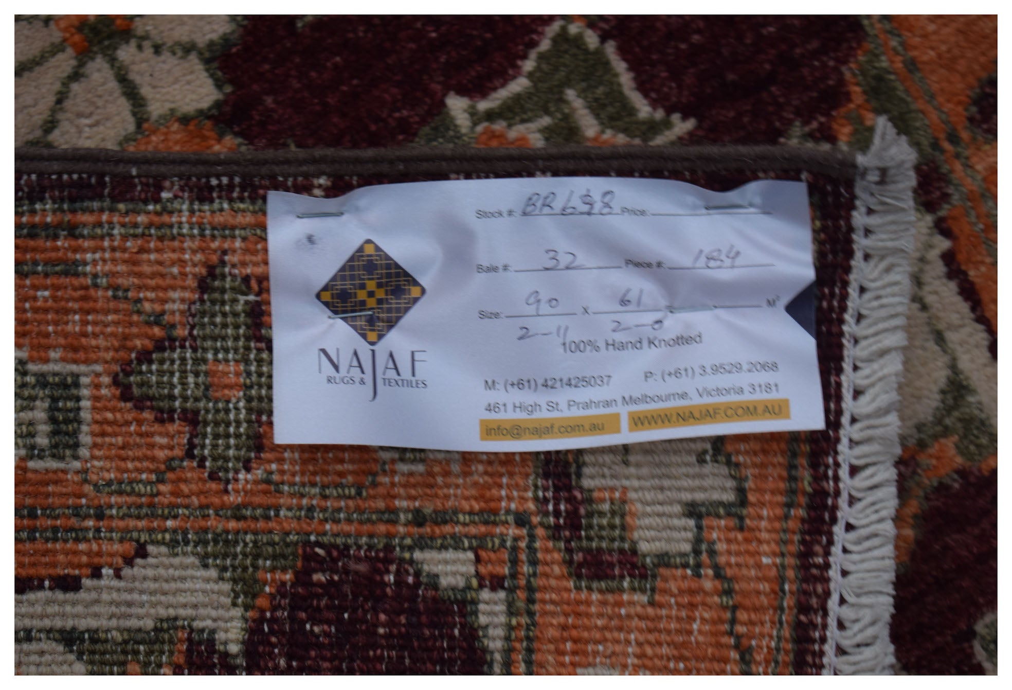 Handmade Mini Chobi Rug | 90 x 61 cm | 2'11" x 2' - Najaf Rugs & Textile