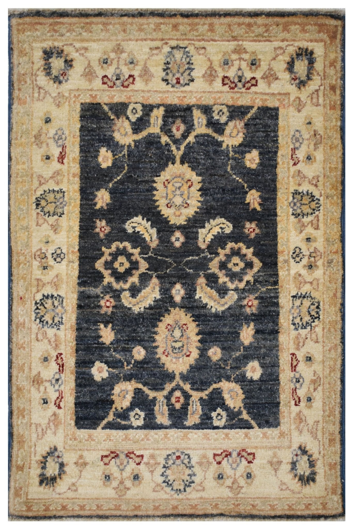 Handmade Mini Chobi Rug | 91 x 60 cm | 2'9" x 1'9" - Najaf Rugs & Textile