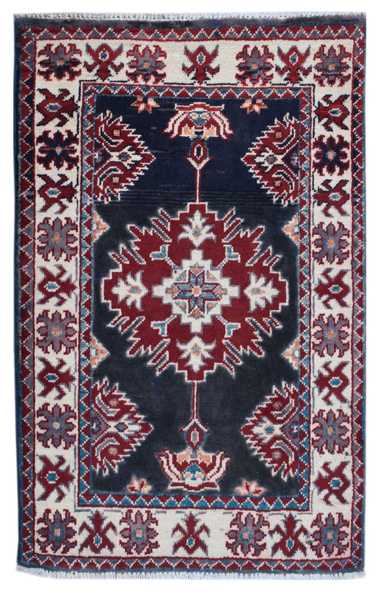Handmade Mini Chobi Rug | 91 x 62 cm | 3' x 2' - Najaf Rugs & Textile